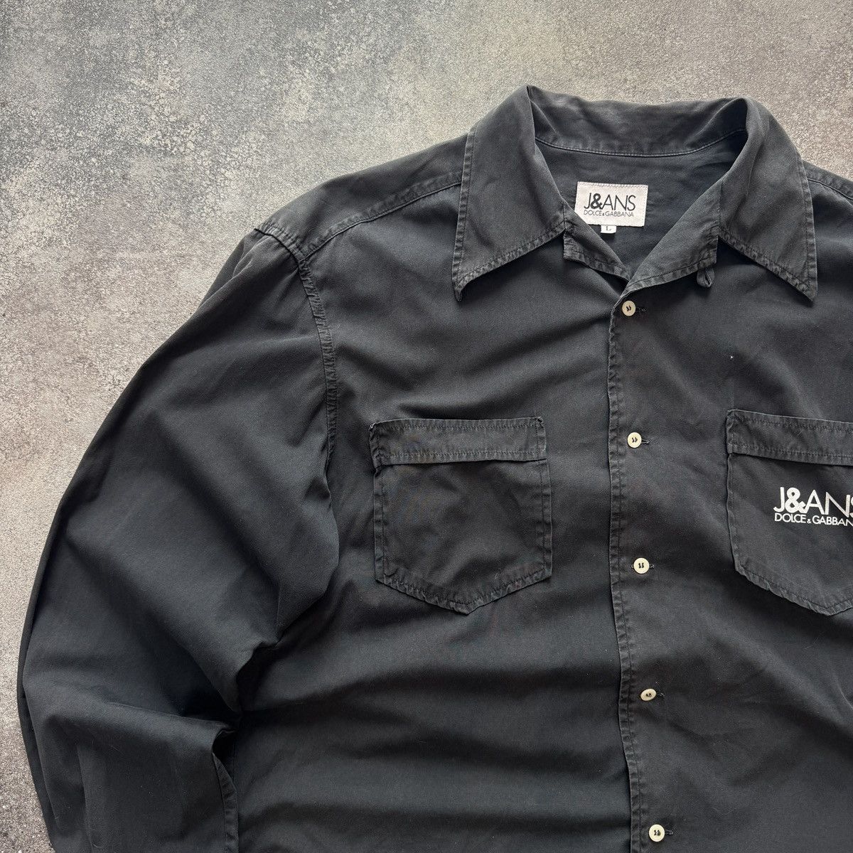 Dolce & Gabbana D&G Dolce & Gabbana Jeans 90s Vintage Button Up Shirt Size US L / EU 52-54 / 3 - 3 Thumbnail