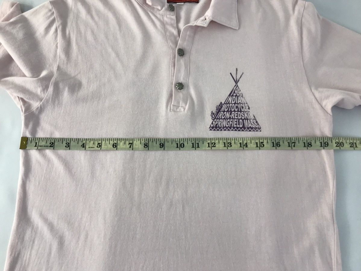 Indian Motorcycle × Vintage Indian MotoCyle Co’inc Big Logo Beck Side Polo Shirt Size US M / EU 48-50 / 2 - 10 Thumbnail