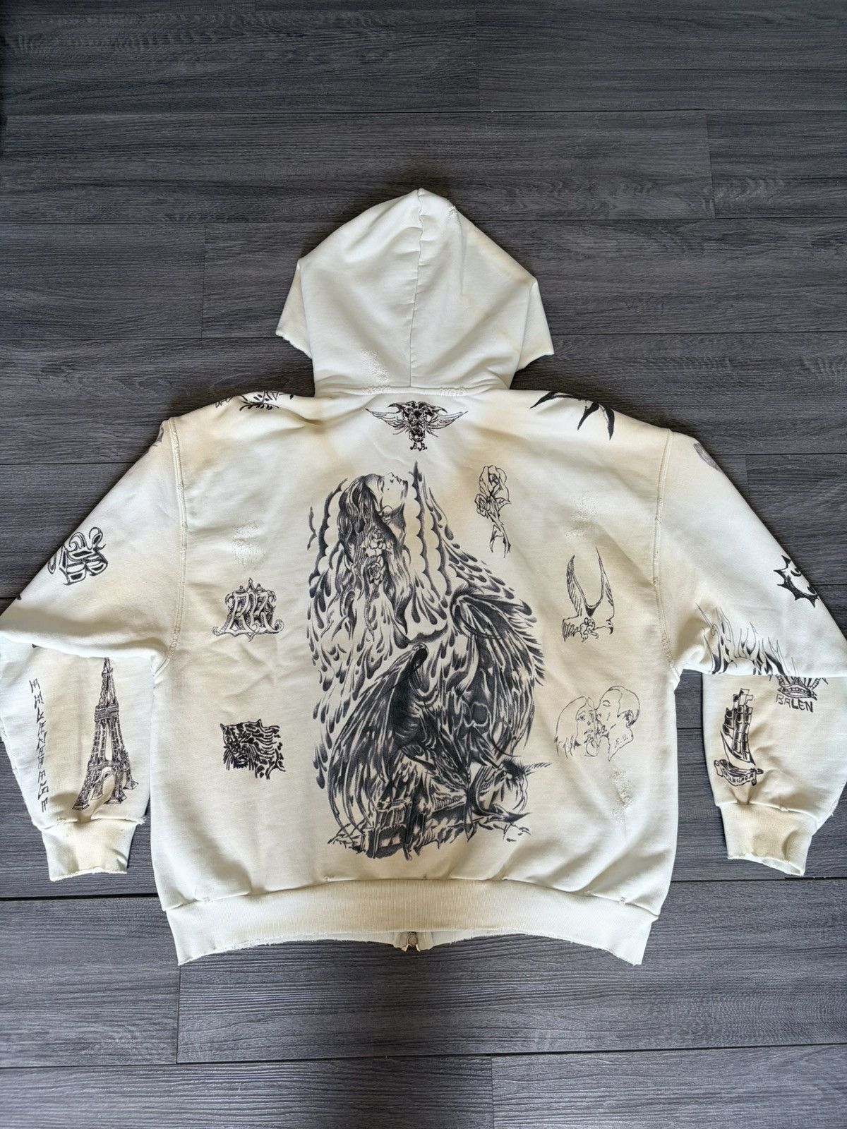 Balenciaga Balenciaga Tattoo Baggy TAT DS Size US XS / EU 42 / 0 - 2 Thumbnail