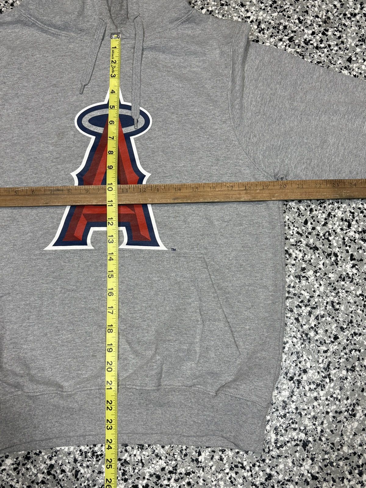 MLB Vintage 2010s Stiches Anaheim Angels Grey Hoodie Size S 0592 Size US S / EU 44-46 / 1 - 5 Thumbnail