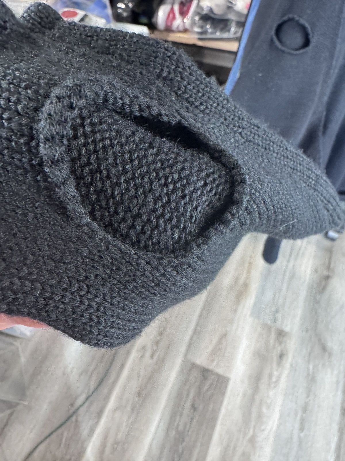 Balmain RARE HOLES KNIT BALMAIN SWEATER 2013 ( original owner ) Size US L / EU 52-54 / 3 - 6 Thumbnail