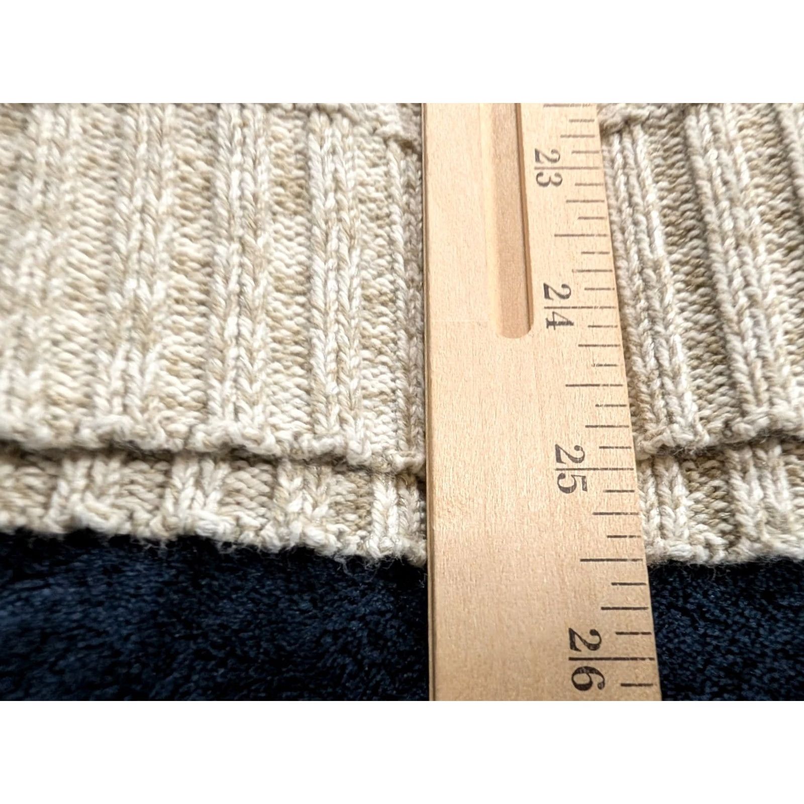 Lucky Brand Lucky Brand Men’s 1/4 Zip Heathered Beige Gray Knit Pullover Sweater Size S Size US S / EU 44-46 / 1 - 7 Thumbnail