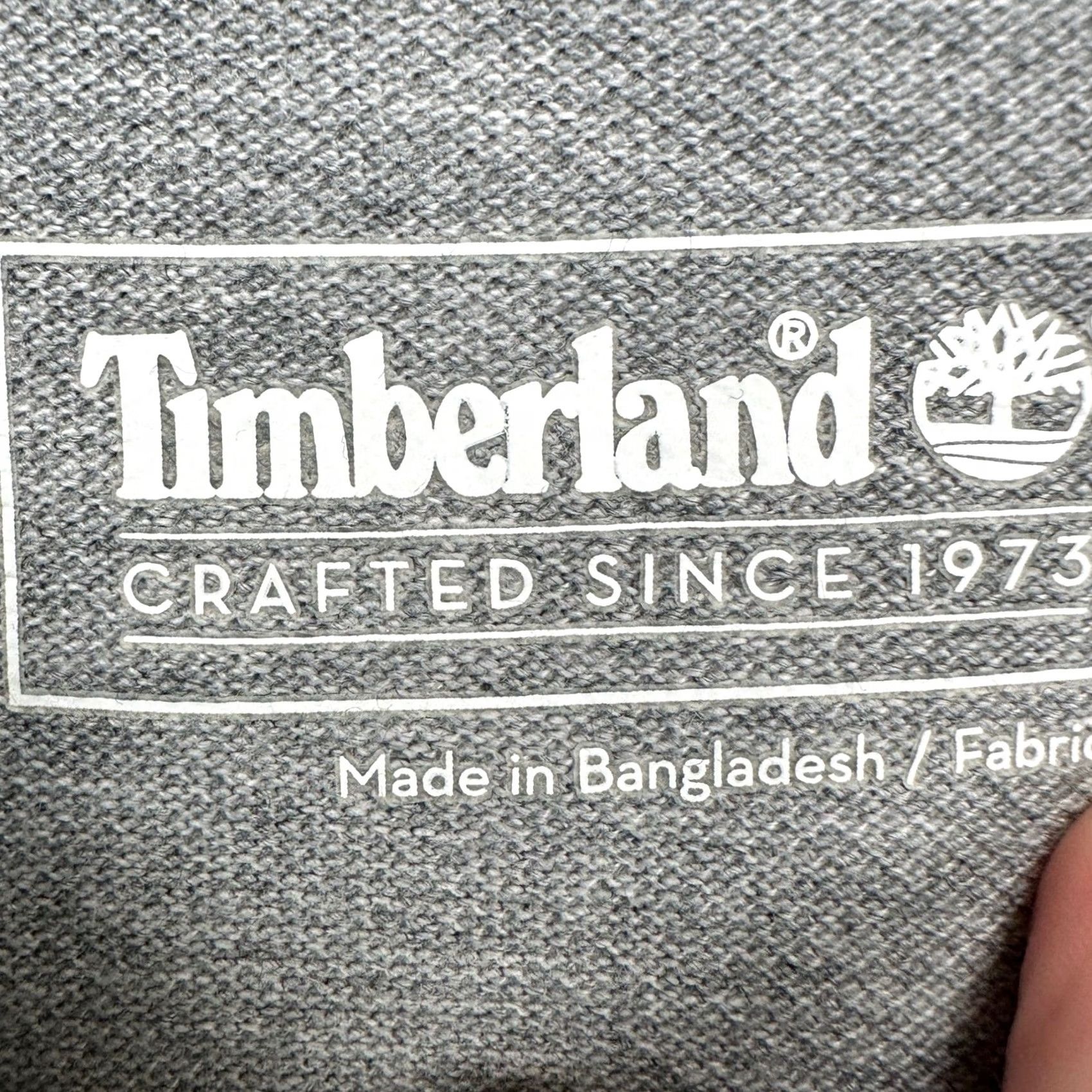 Timberland Timberland Polo Shirt Adult Mens 2XL Grey Regular Short Sleeve Logo Rugby Casual Outdoor Breathable Collared Shirt Mens Size US XXL / EU 58 / 5 - 4 Thumbnail