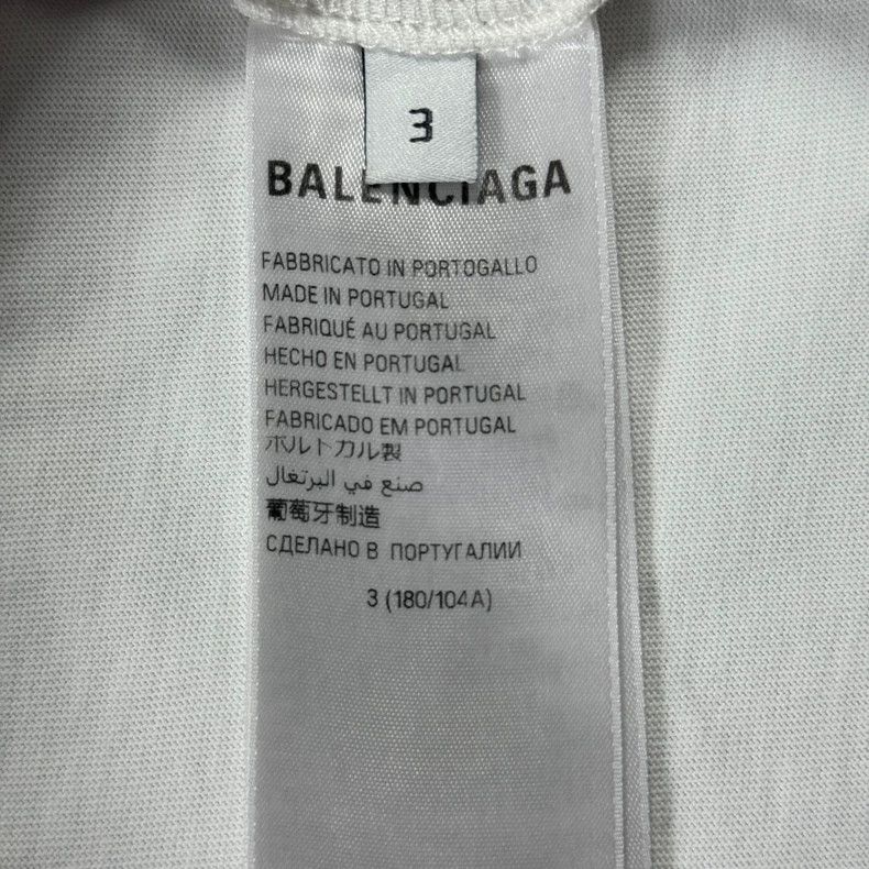 Balenciaga Balenciaga Patchwork fashion telephone short-sleeve Size US L / EU 52-54 / 3 - 5 Thumbnail