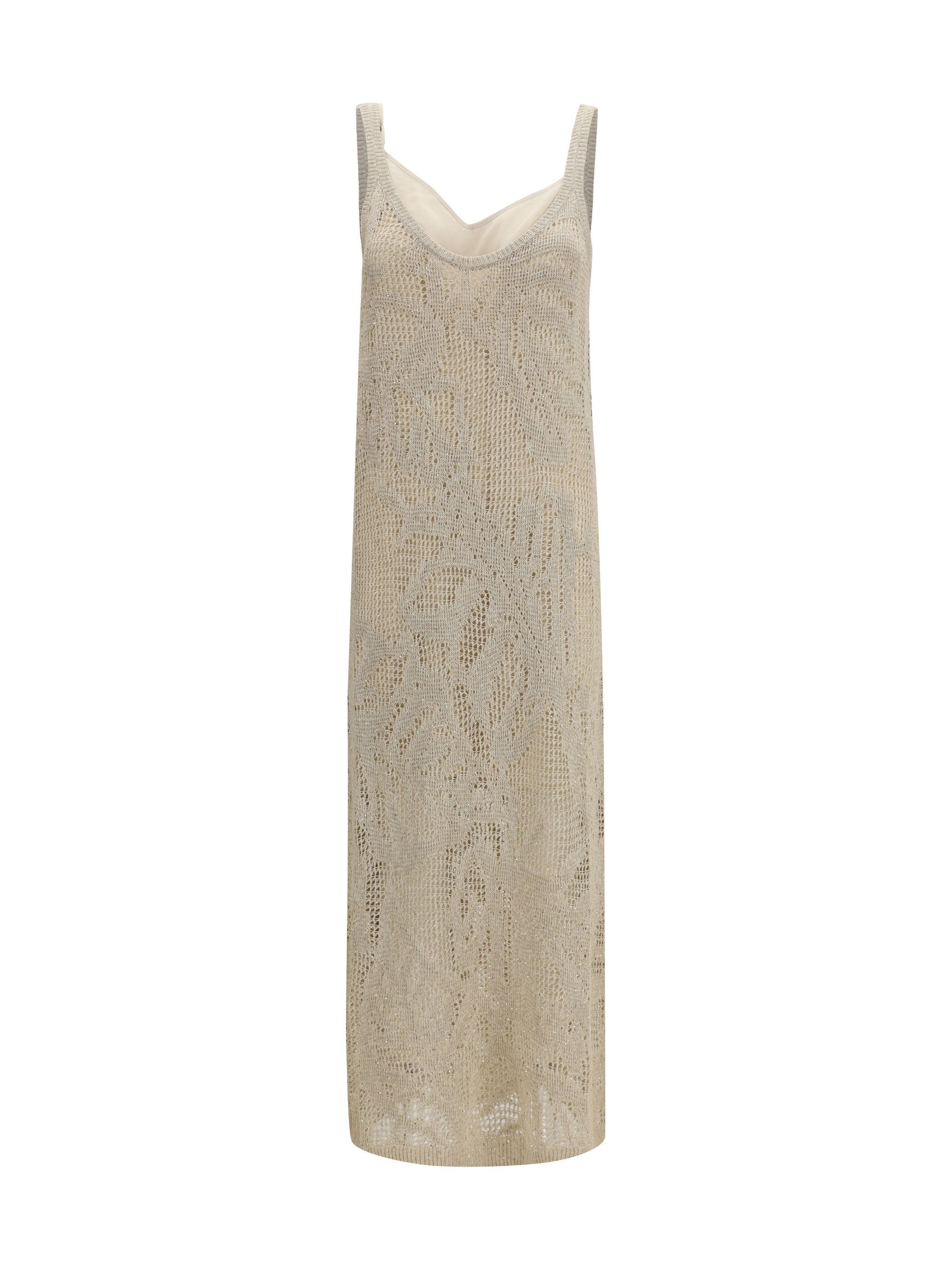 Brunello Cucinelli Dazzling Water Lillies Dress Size L / US 10 / IT 46 - 1 Thumbnail