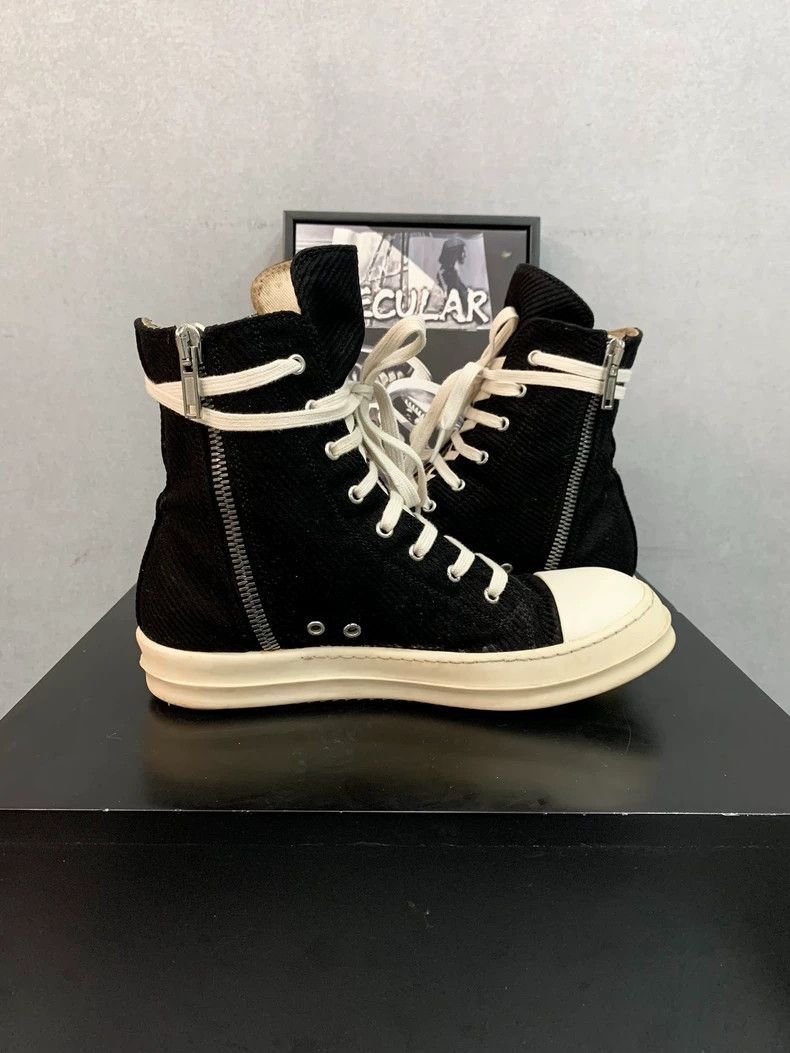 Rick Owens Rick Owens High-Top Canvas Sneakers-2507 Size US 10 / EU 43 - 5 Thumbnail