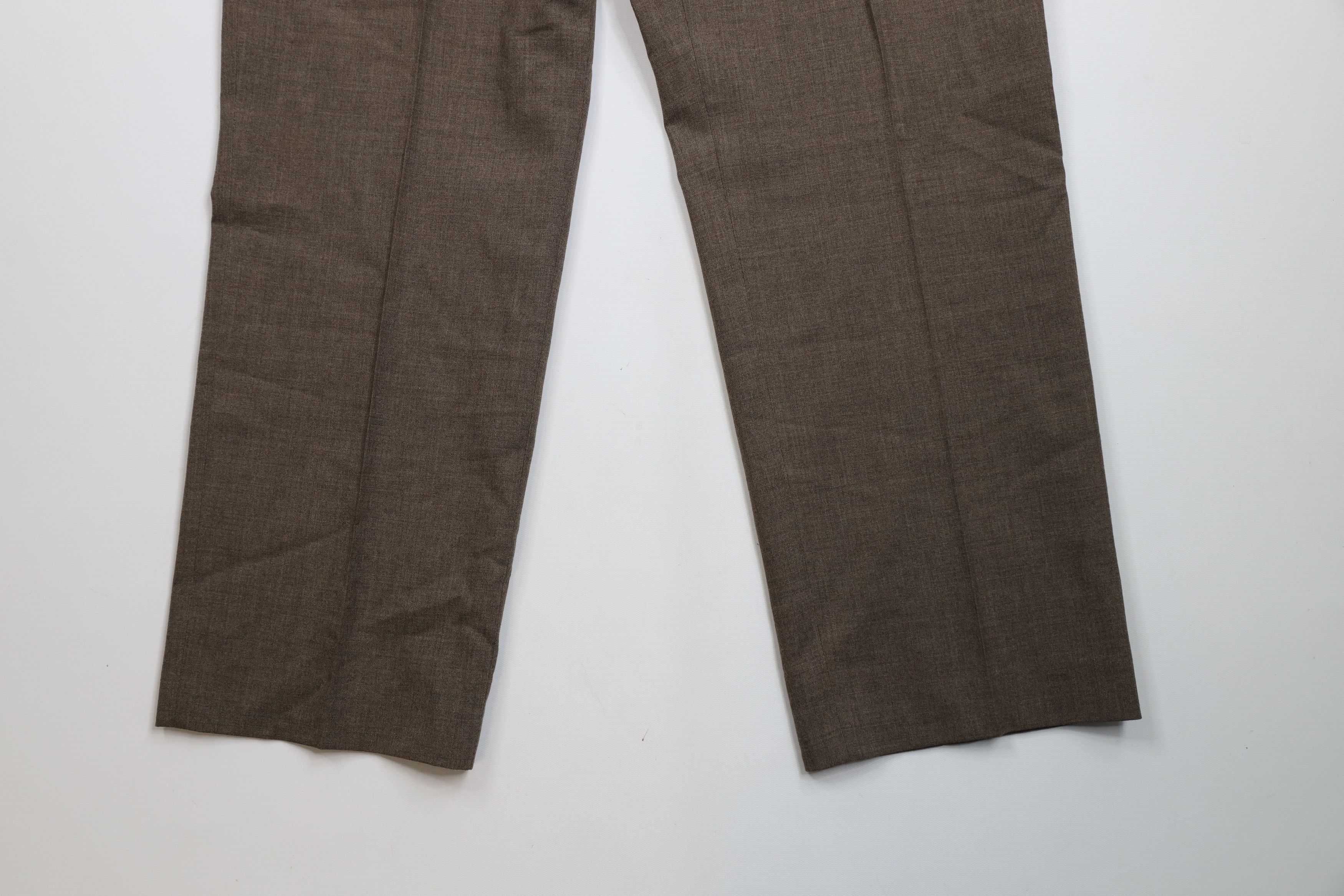 Lands' End × Vintage Vintage 90s Lands End Leg Chino Pants Trousers Brown USA Size US 36 / EU 52 - 4 Thumbnail