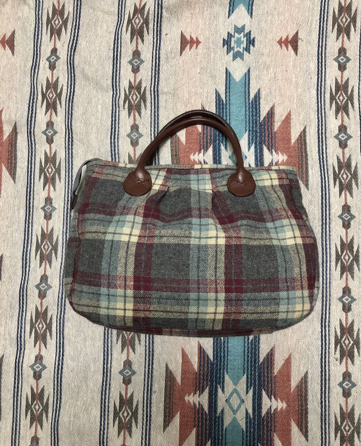 Japanese Brand LES BASIQUES DU SAC WOOL HANDBAG Size ONE SIZE - 3 Thumbnail