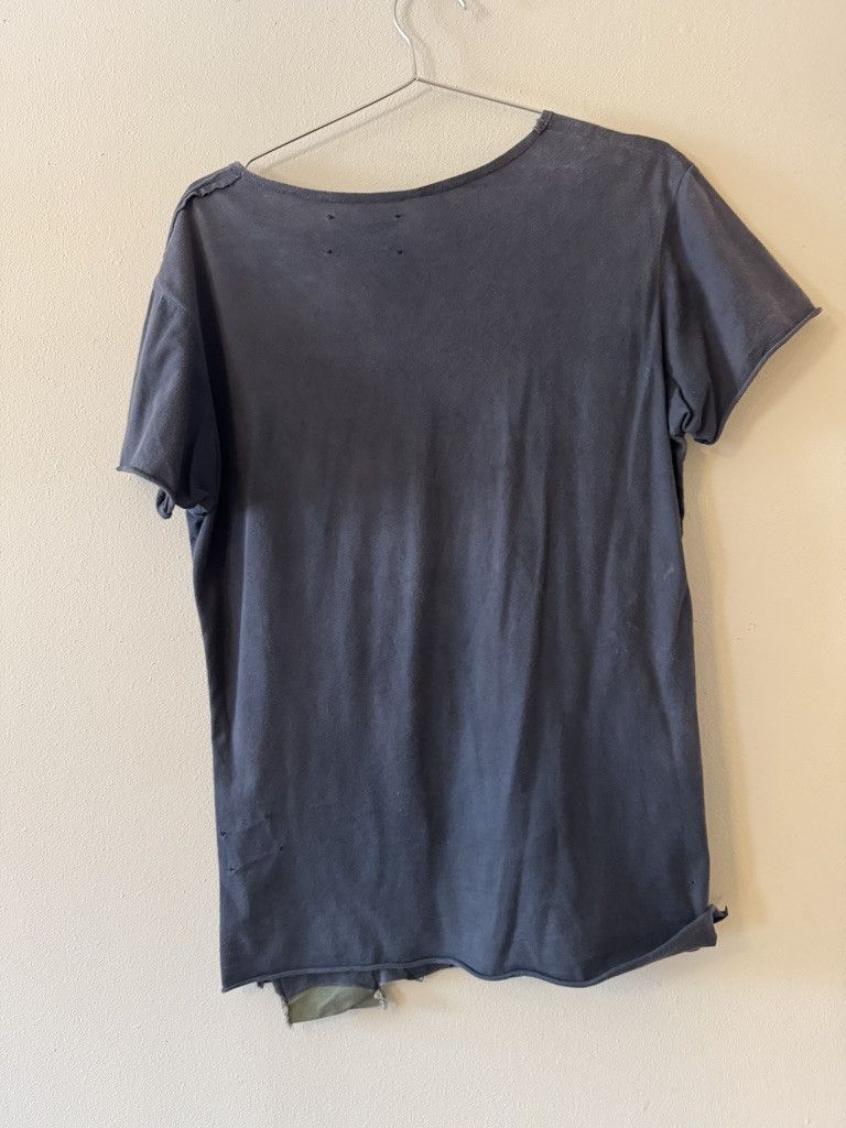 Greg Lauren v-neck tee with patchwork Size US S / EU 44-46 / 1 - 5 Thumbnail