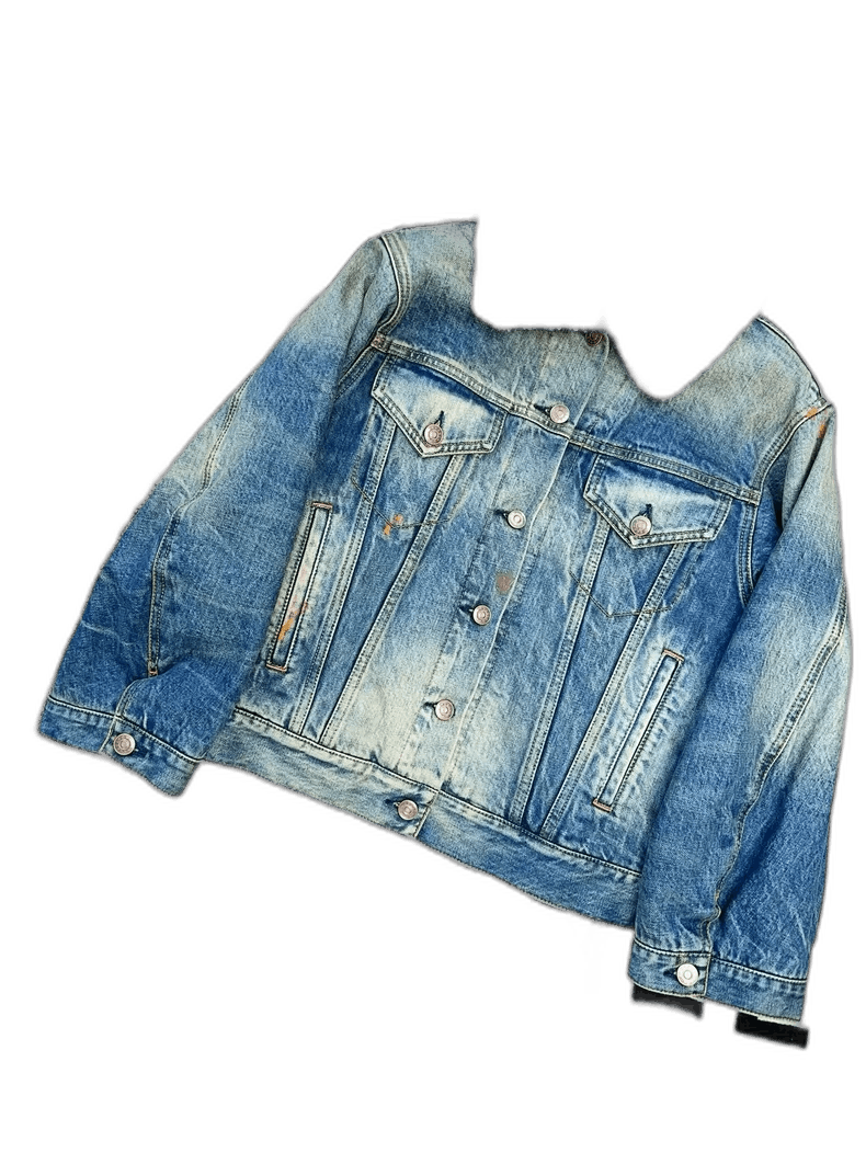 Gucci Gucci Denim Jacket with Shearling Collar Size M / US 6-8 / IT 42-44 - 1 Thumbnail