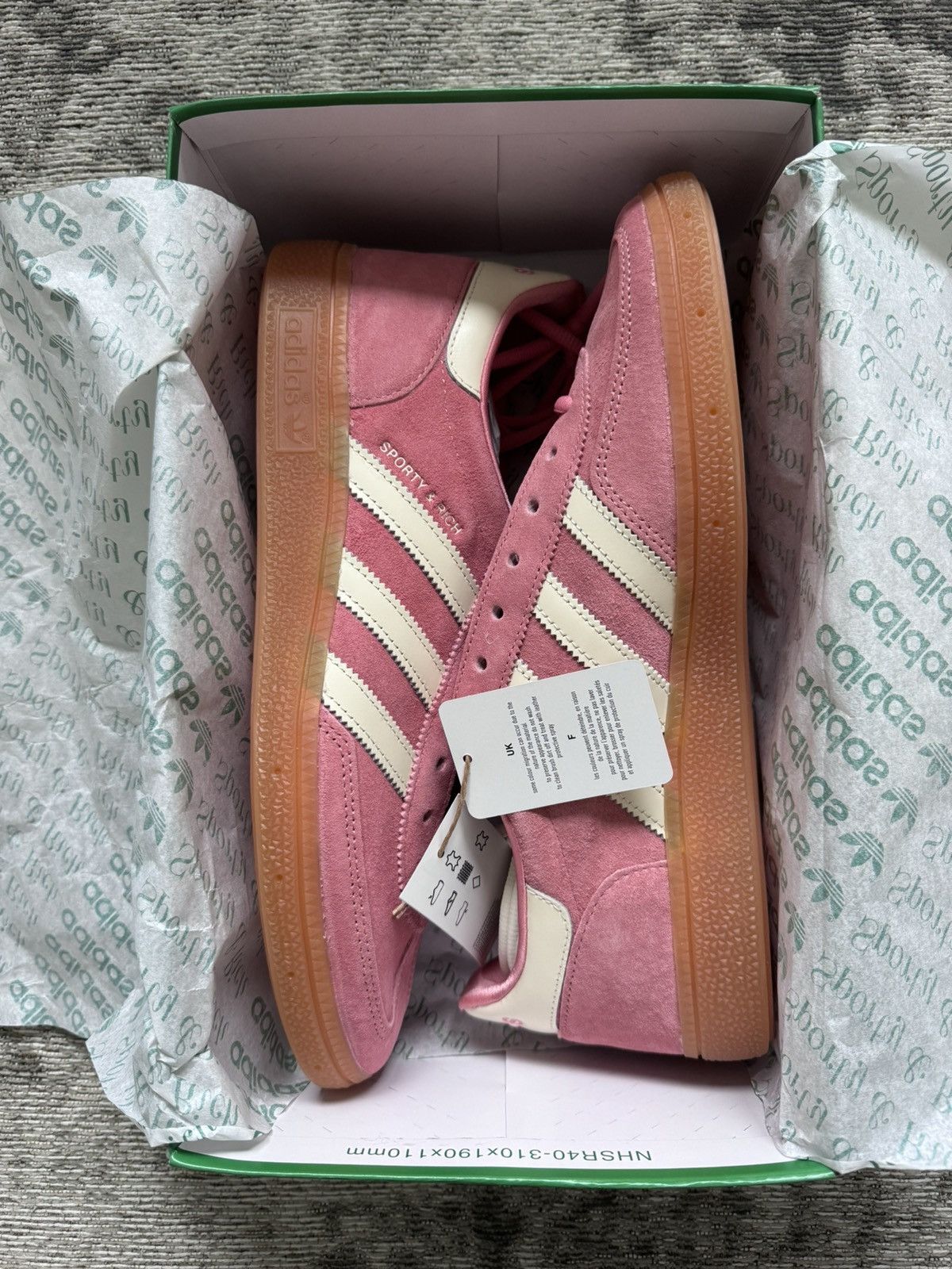 adidas gazelle silver green womens adidas Originals Wmns Blanc x Sporty & Rich - JP7552 | SNS