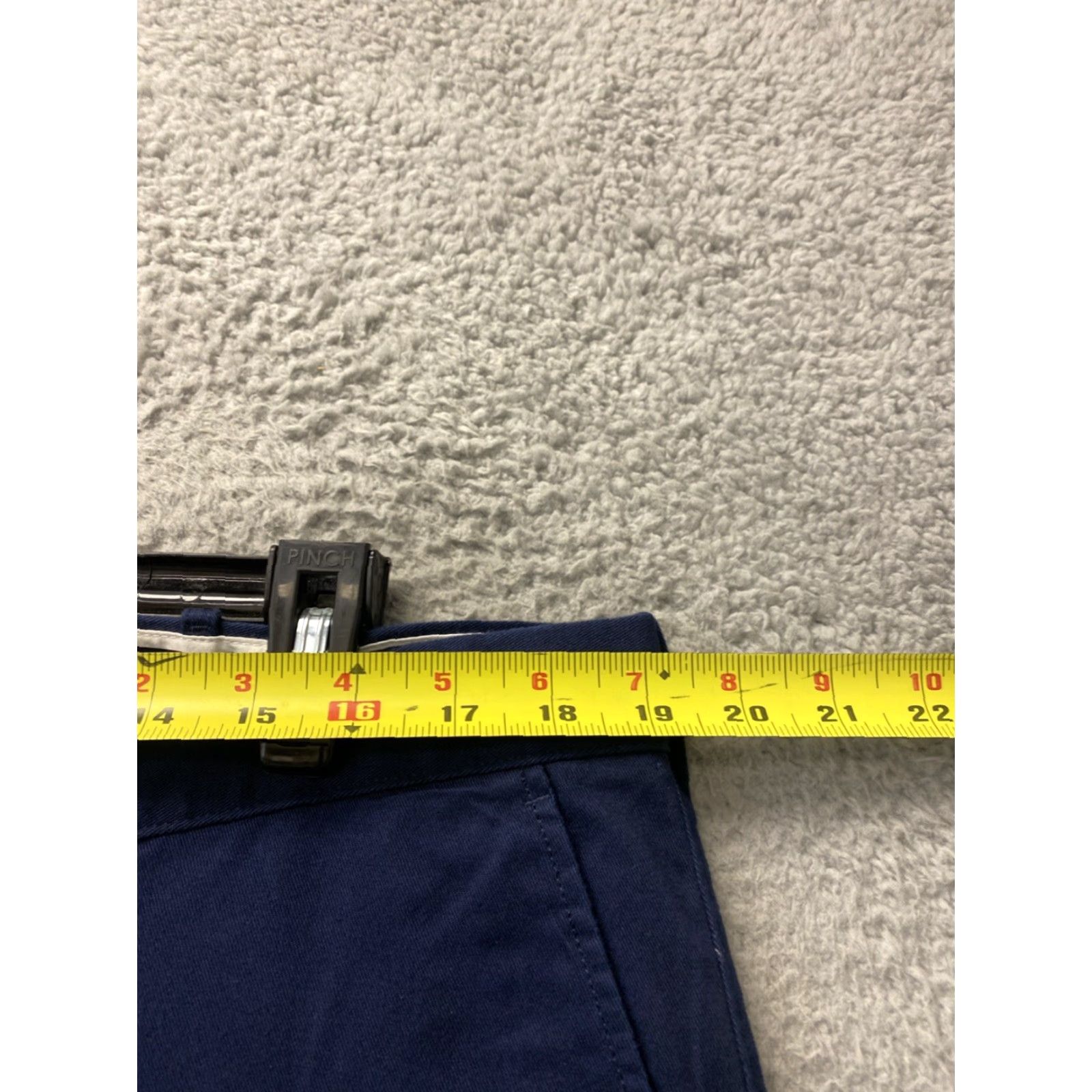 J.Crew J.CREW Men's Navy Chino Pants 36x32 Straight Fit Tech Stretch Flat Front Casual Size US 36 / EU 52 - 3 Thumbnail