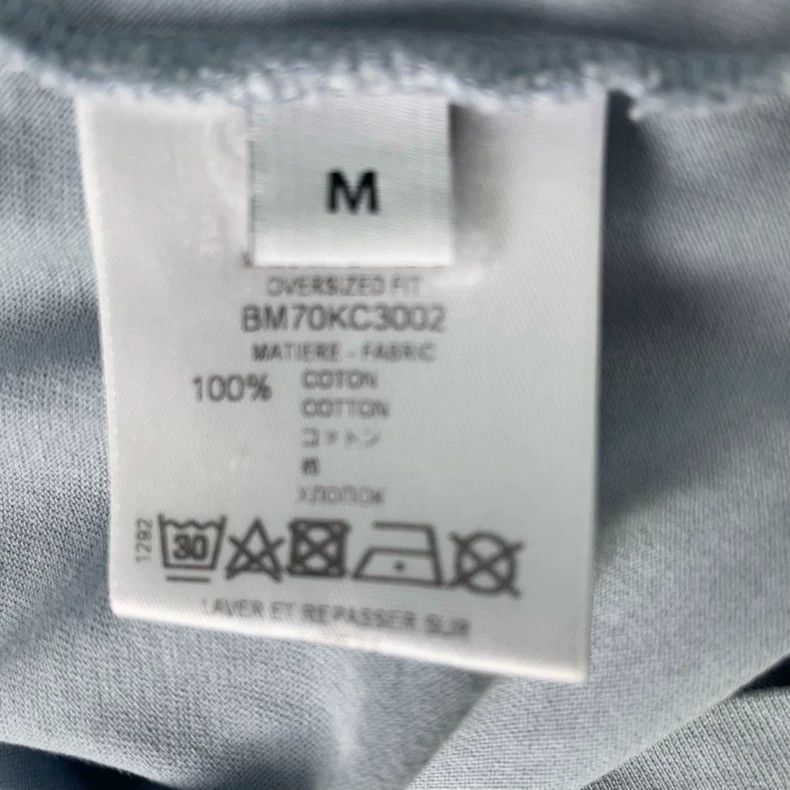 Givenchy Givenchy Haze Blue Chest Dissolved Logo Short Sleeve T-Shi Size US M / EU 48-50 / 2 - 3 Thumbnail