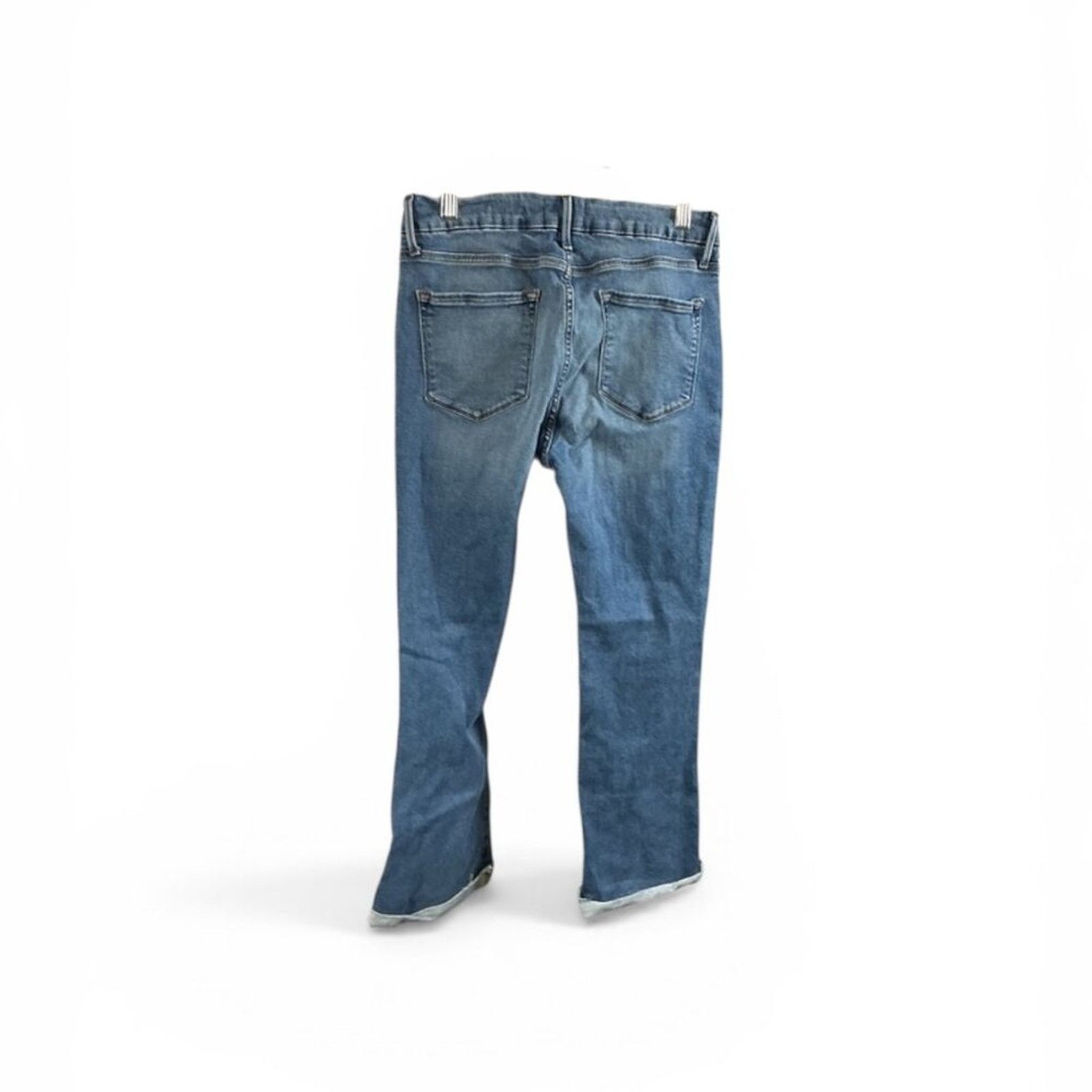 Frame FRAME Le Crop Mini Boot Jeans – Light Wash Denim (Size 29) Size 29" - 3 Thumbnail