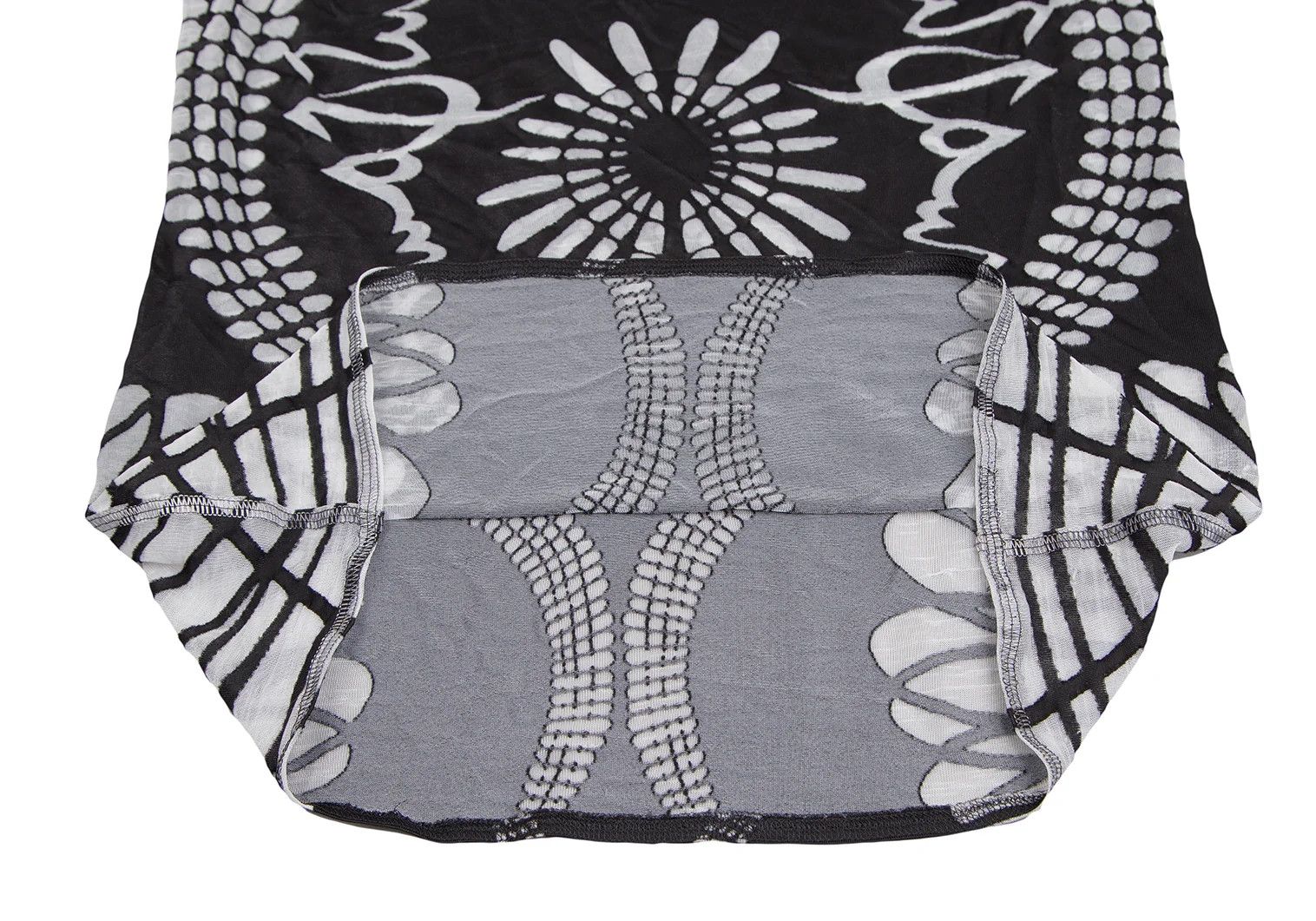 Jean Paul Gaultier Sheer Opalescent Tank Top in Black and White, Size 48 Size US M / EU 48-50 / 2 - 9 Thumbnail