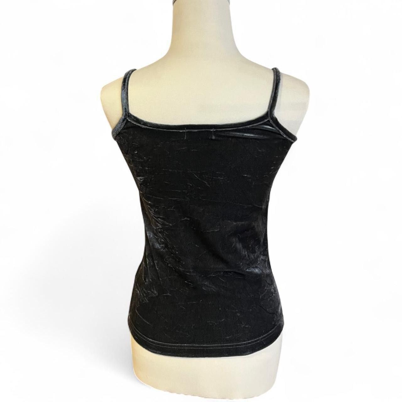 Other Y2K Velvet beaded embroidered Cami tank top🫧 Size XS / US 0-2 / IT 36-38 - 6 Thumbnail