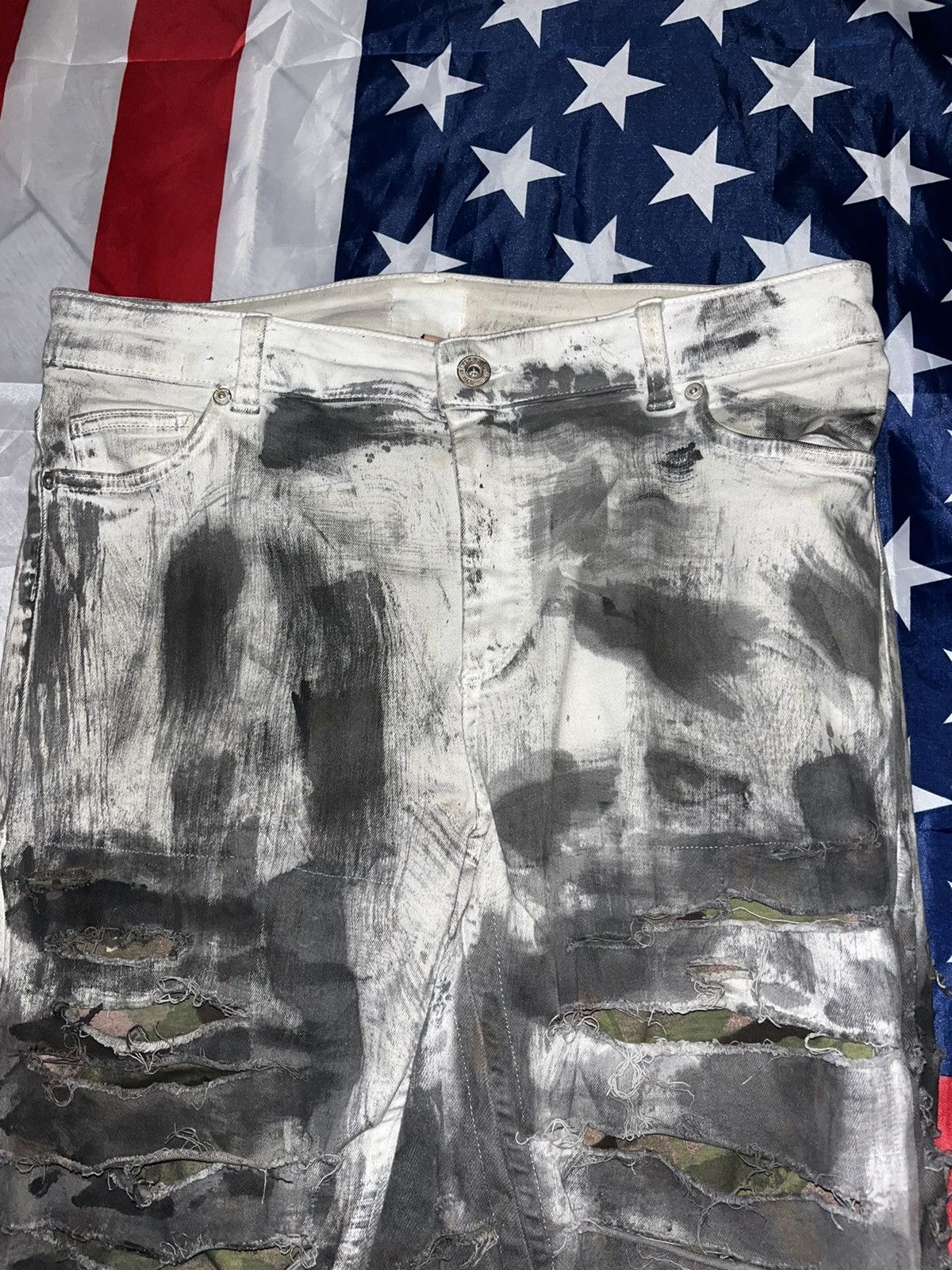 Other castom distressed jeans Size US 30 / EU 46 - 5 Thumbnail
