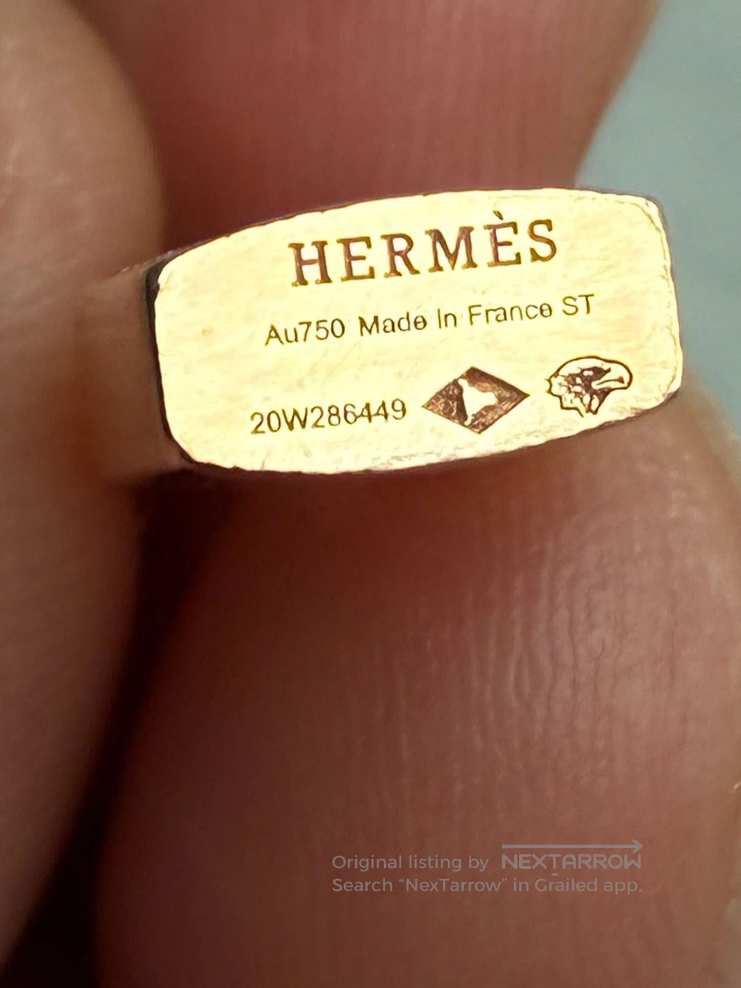 Hermes Hermes Amulette Cadenas Rose Gold Bracelet. Size ONE SIZE - 6 Thumbnail