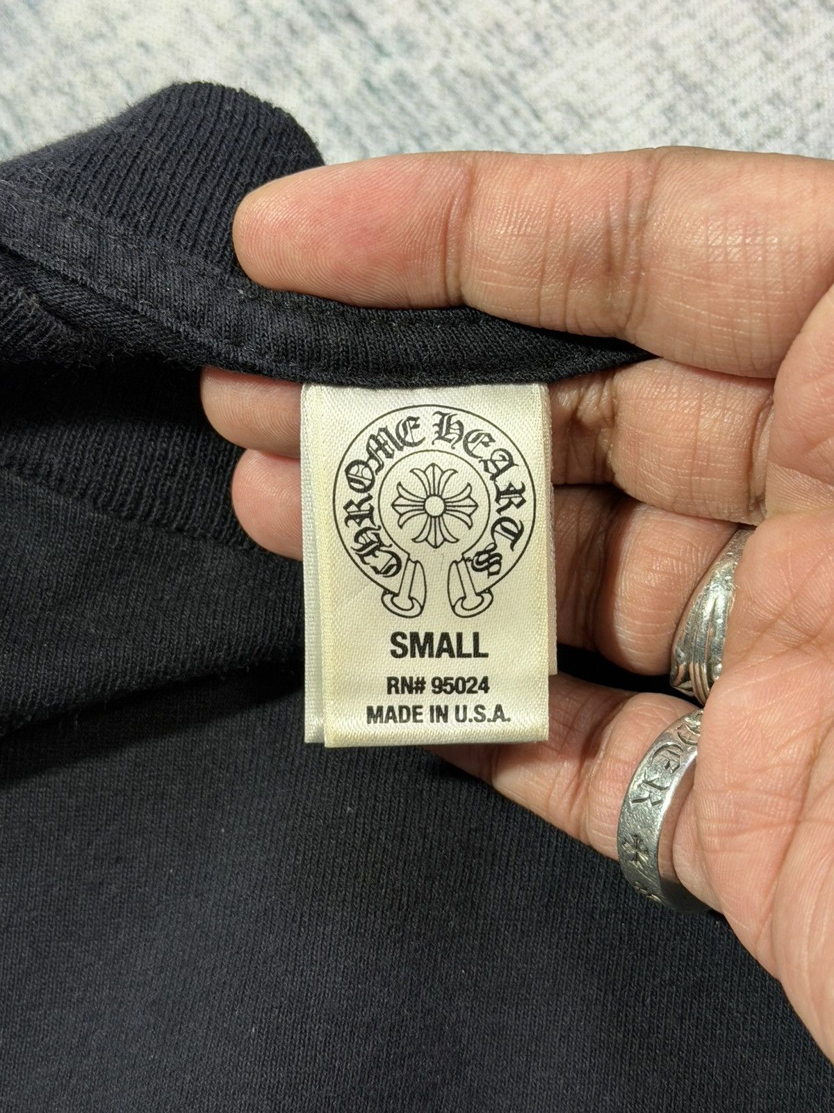 Chrome Hearts 2010s - TONAL CH PLUS STAMP TEE Size US S / EU 44-46 / 1 - 12 Thumbnail