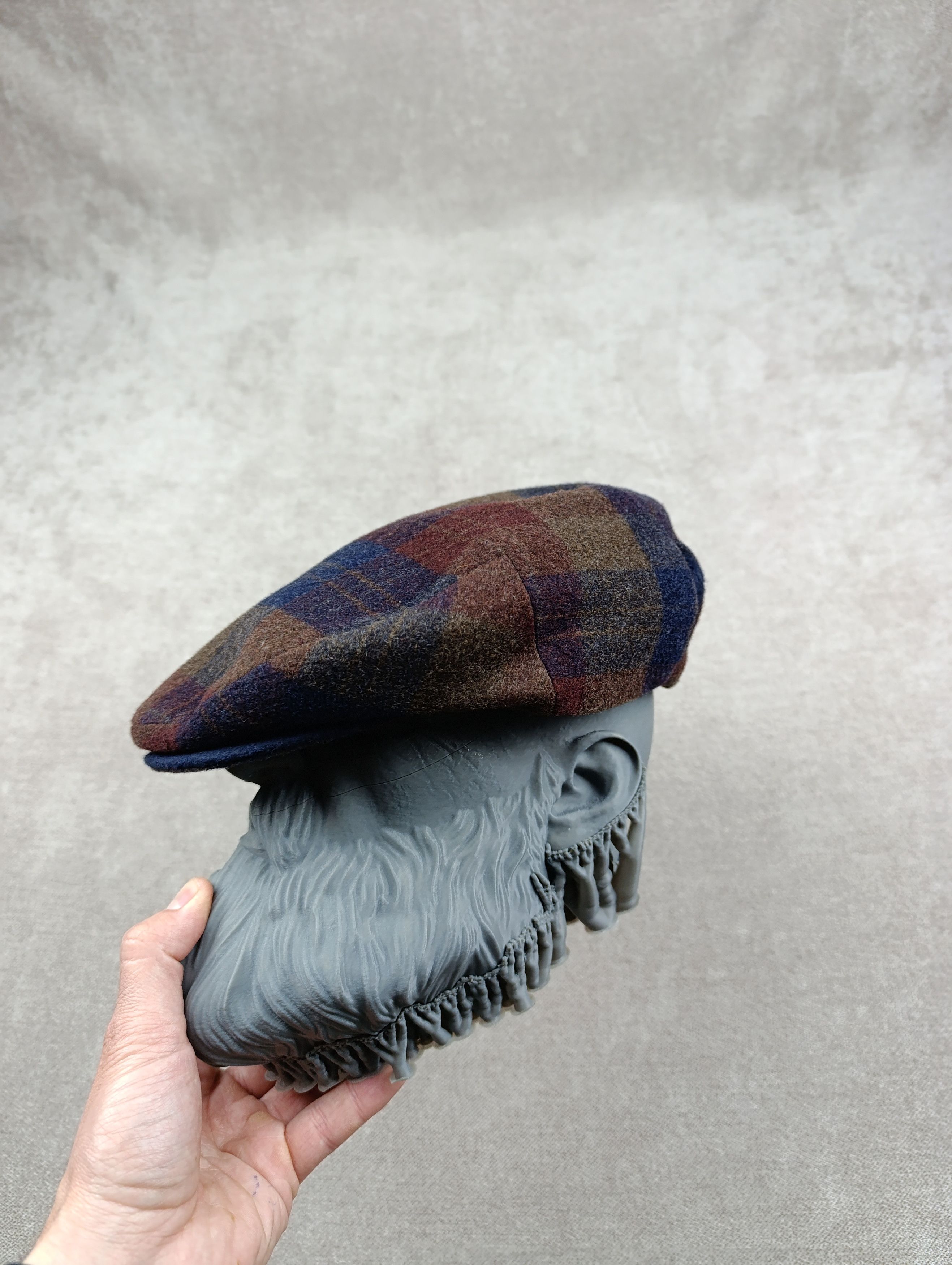 Vintage Vintage Doria Barbisio Wool Alpaca Flat Cap Newsboy Hat Size ONE SIZE - 1 Thumbnail