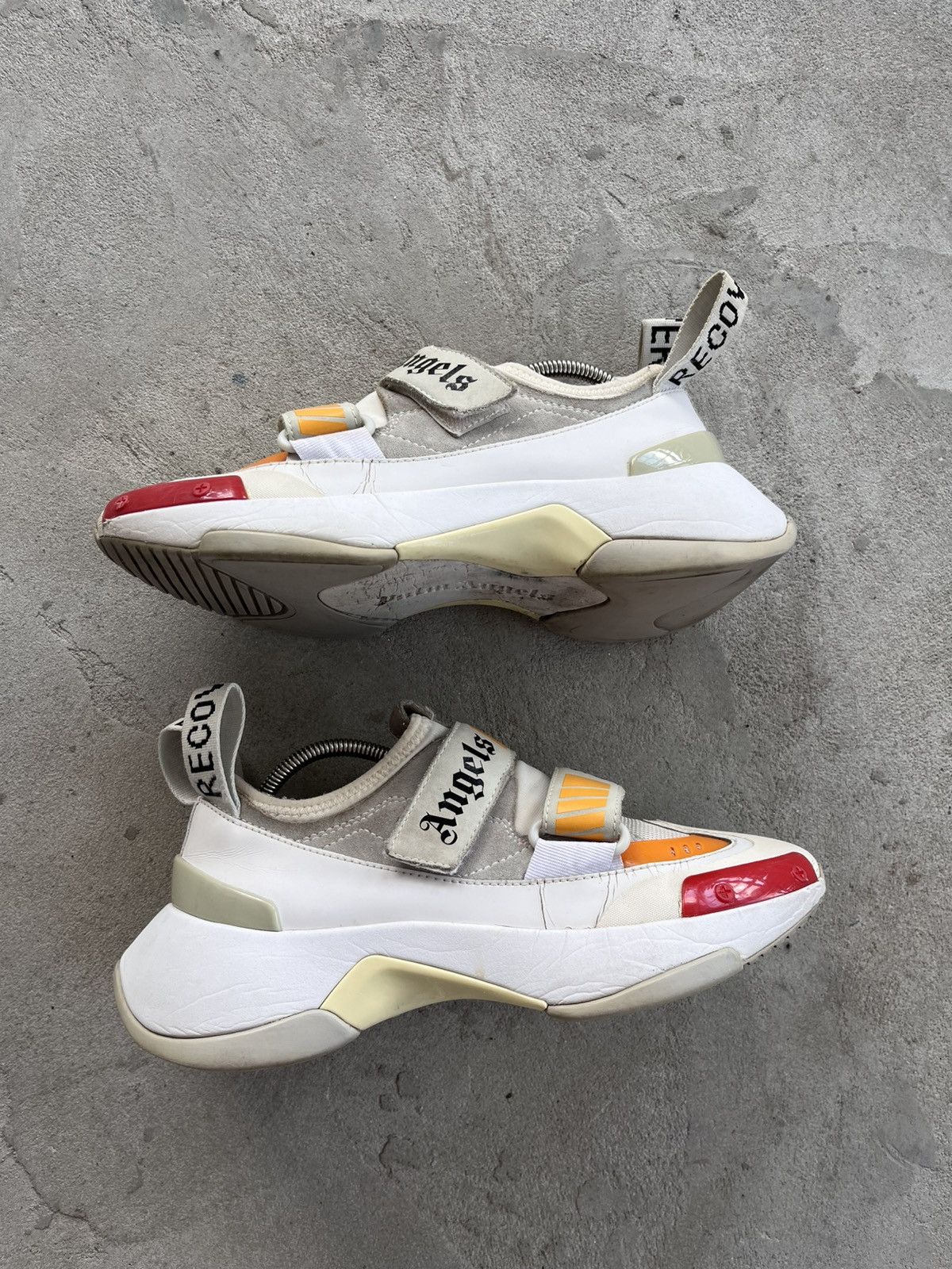 Palm Angels Vintage Hype Palm Angels Women’s Velcro Sneakers rare Y2K Size US 7 / IT 37 - 4 Thumbnail