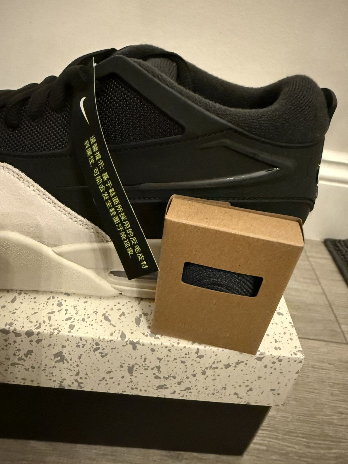 Jordan Brand Air Jordan 4 RM FQ7939-001 Black Light Bone Dark Grey Sz 12 Size US 12 / EU 45 - 9 Thumbnail