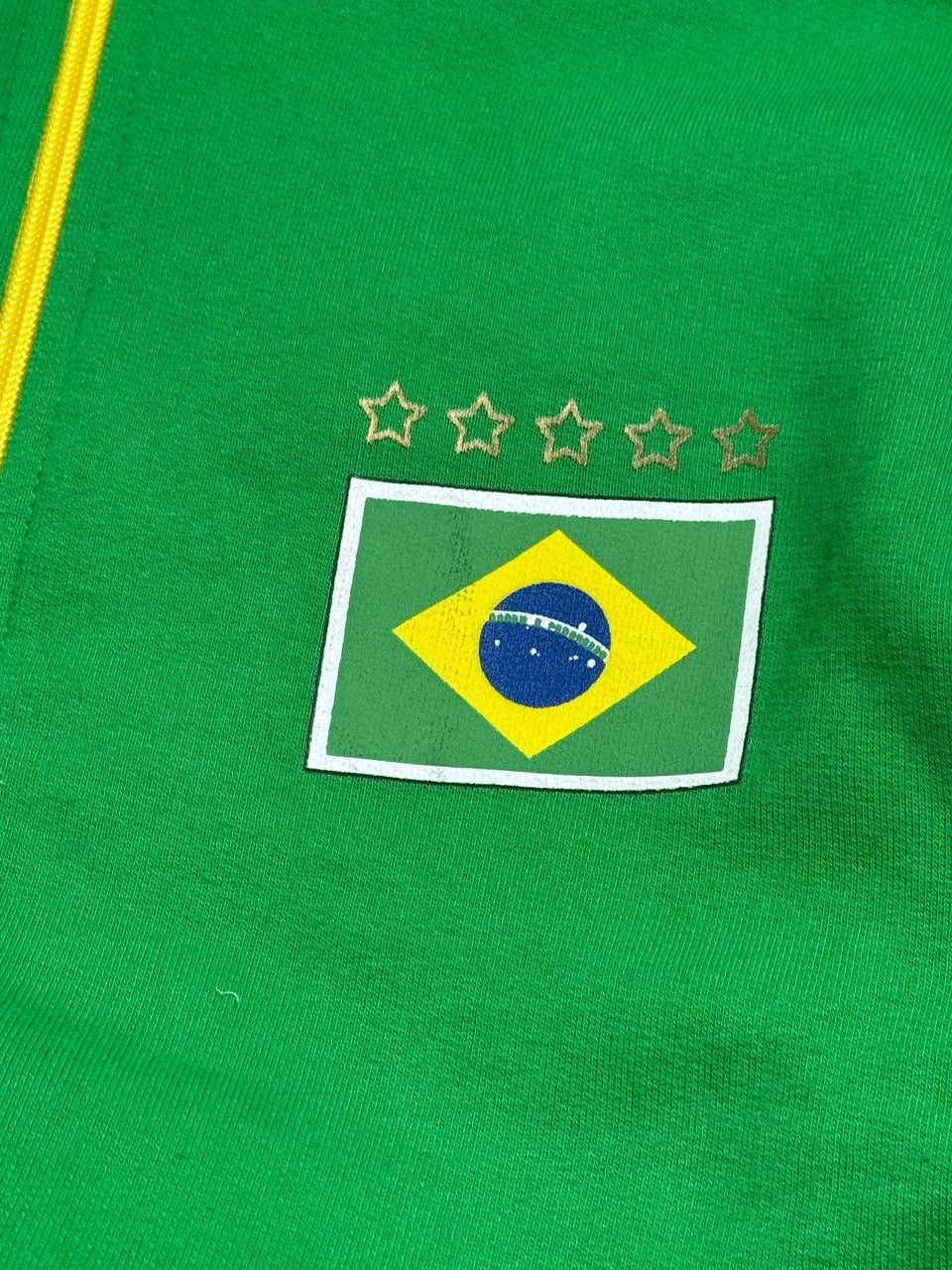 Vintage vintage y2k Brazil zip up sweatshirt streetwear hype Size US M / EU 48-50 / 2 - 4 Thumbnail