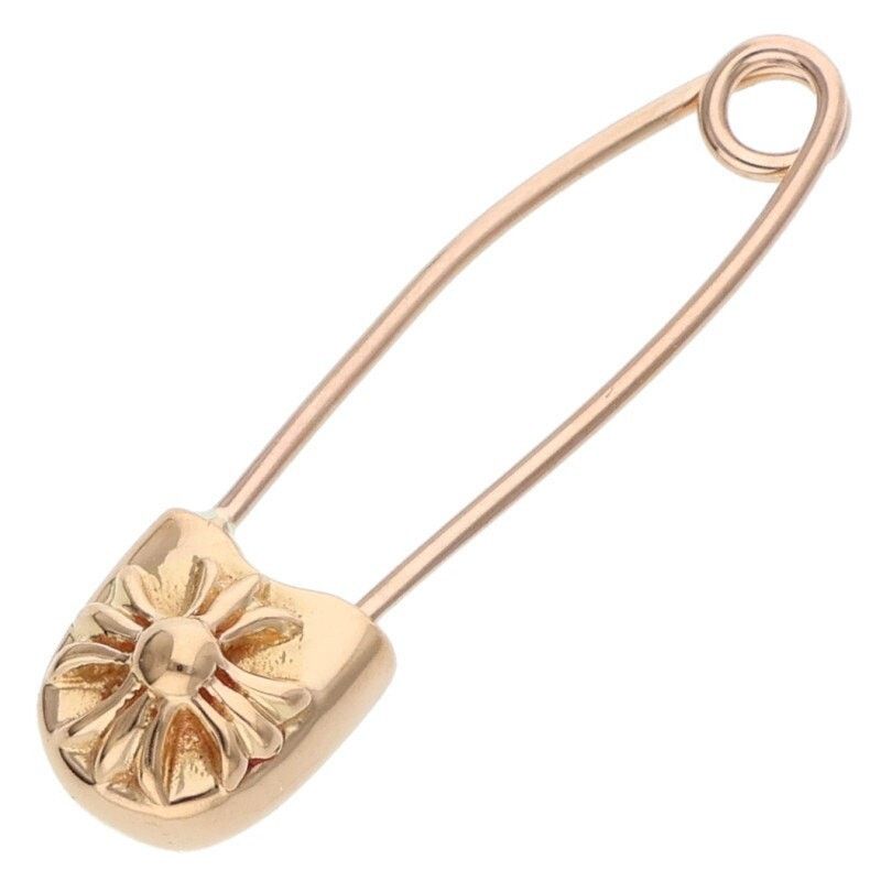 Chrome Hearts Chrome Hearts 22K Gold Safety Pin Necklace Size ONE SIZE - 1 Thumbnail