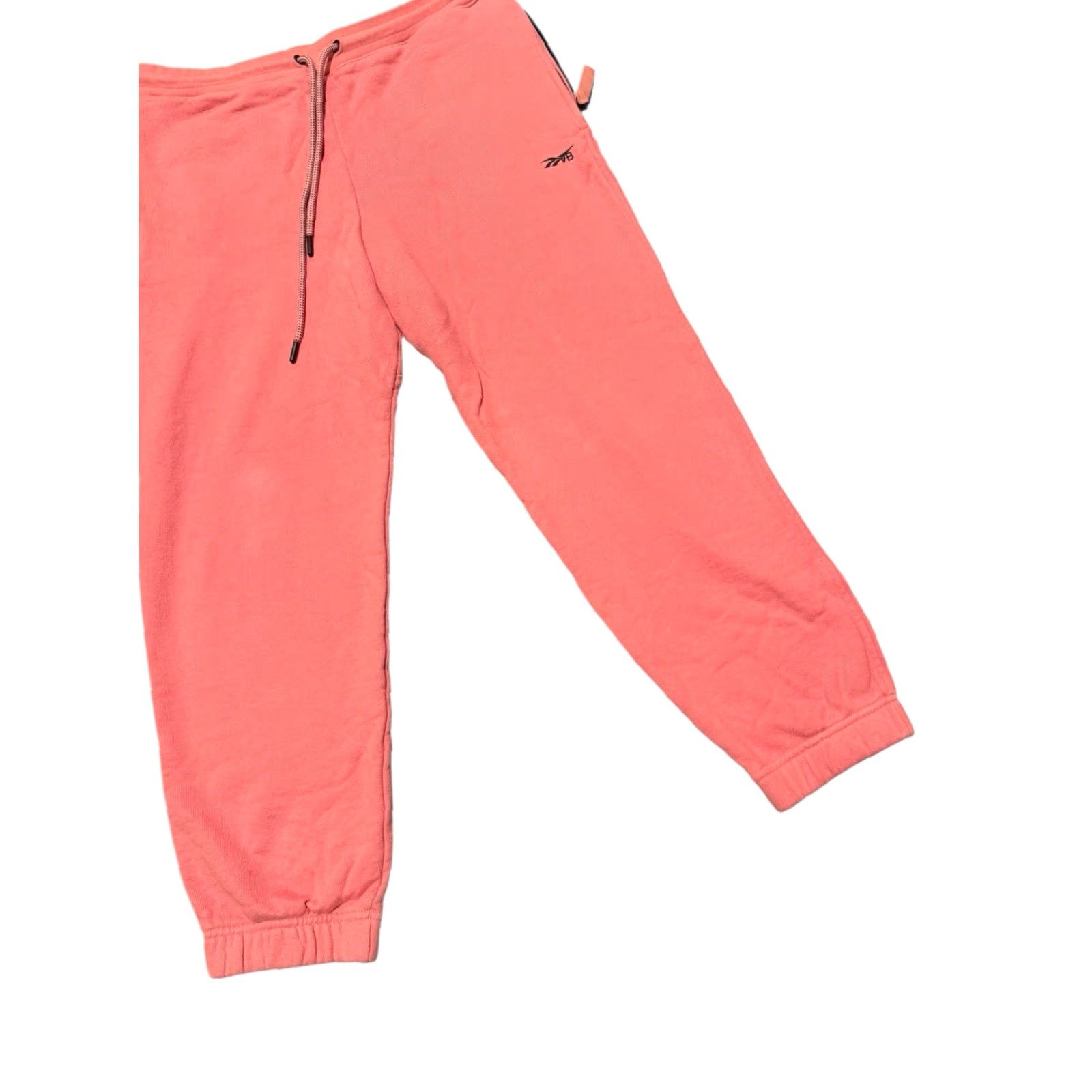 Victoria Beckham VINTAGE Reebok by Victoria Beckham Boyfriend Joggers Women’s L Pink Pants Activewear Jogger Activewear Logo Pockets Size 36" / US 14 / IT 50 - 4 Thumbnail