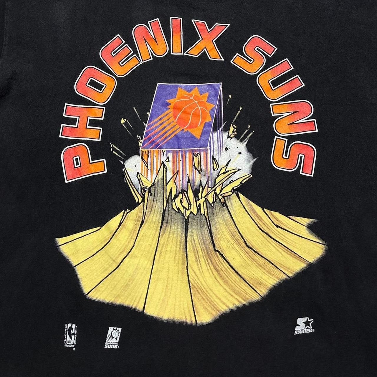 NBA × Starter × Vintage Vintage Phoenix Suns Volcano T-Shirt Size US XL / EU 56 / 4 - 3 Thumbnail