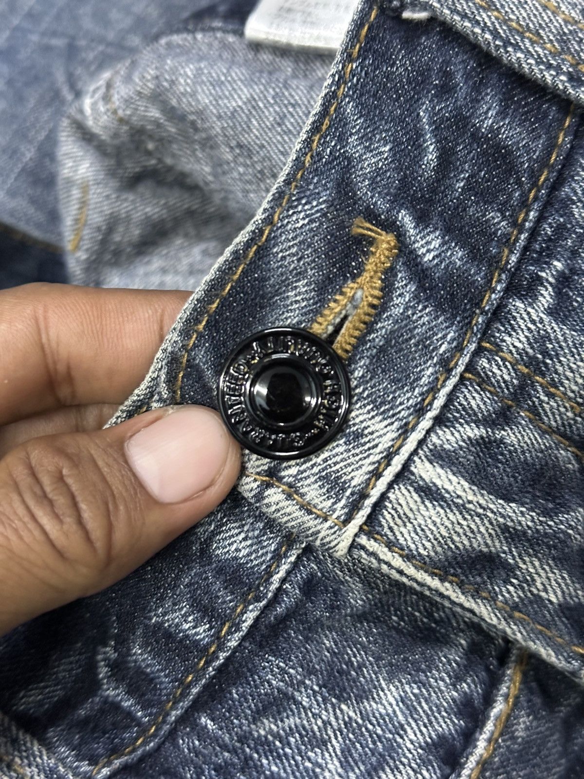 Kapital Native Double Focus Doube Waist Denim. Size US 34 / EU 50 - 15 Thumbnail