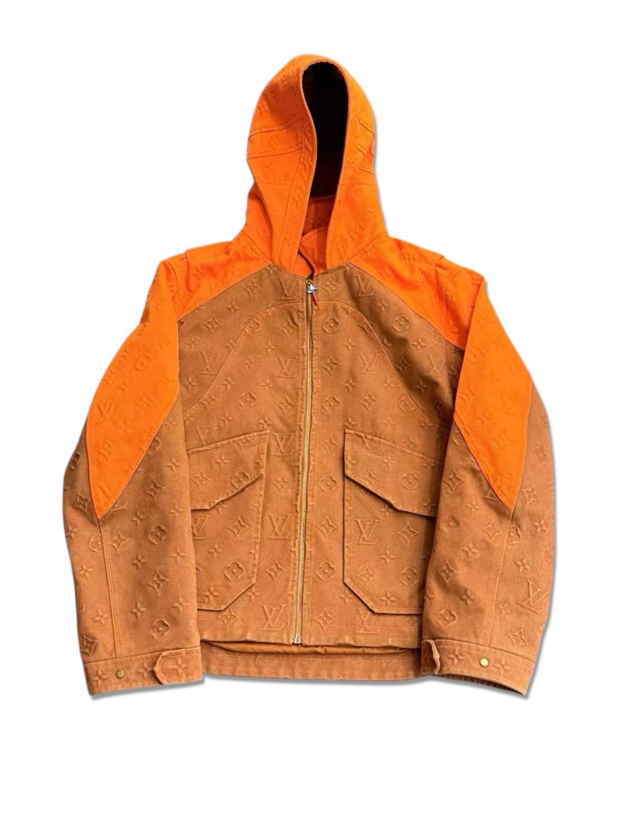 Louis Vuitton Louis Vuitton Carpenter 50 Hooded Denim Jacket 3D Monogram Size US M / EU 48-50 / 2 - 2 Thumbnail