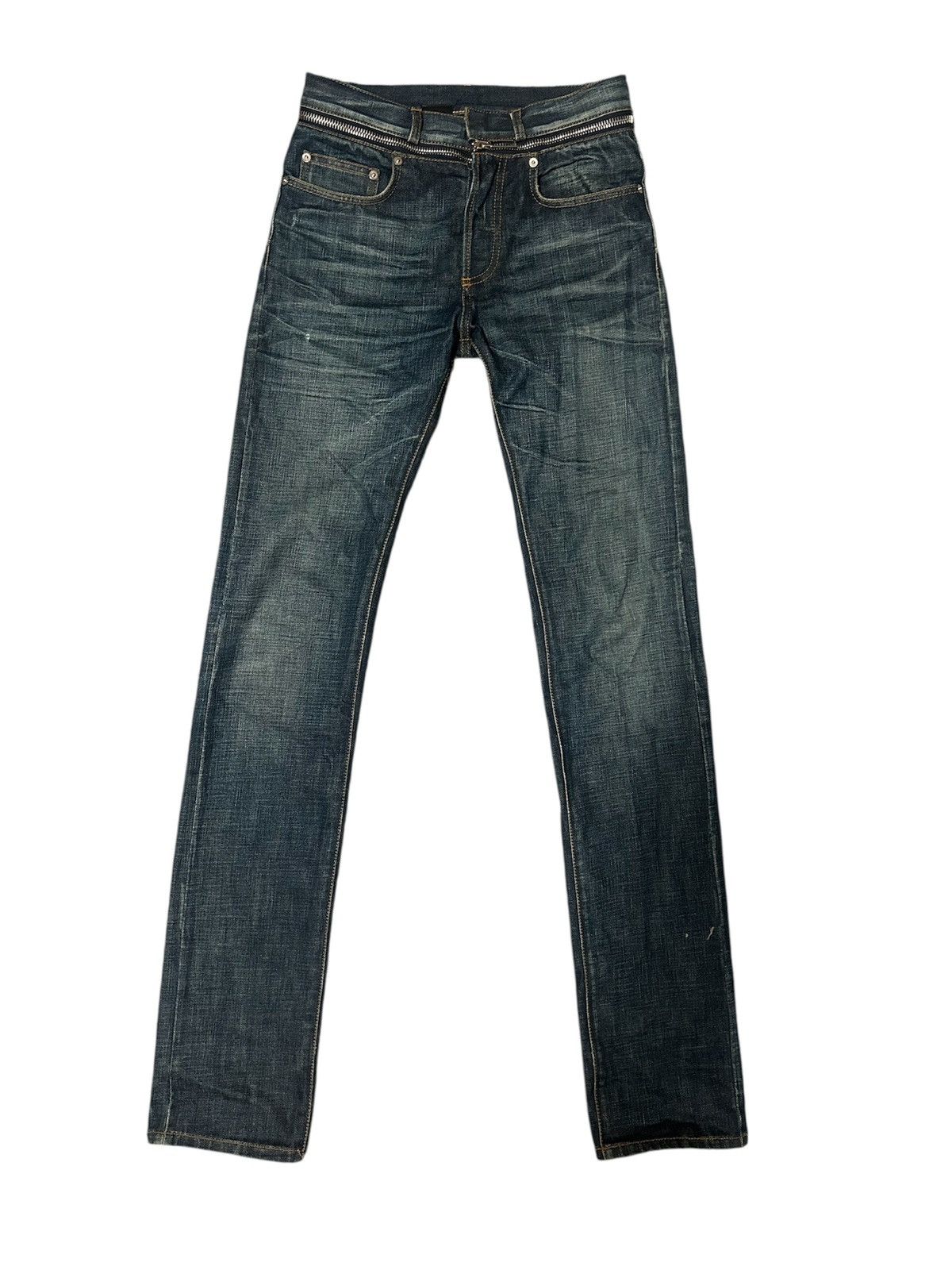 Dior Homme super rare “zip it” cummerbund jeans