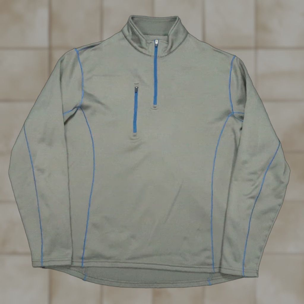 Peter Millar Peter Millar Crown Sport Pullover Men Medium Gray Fleece Performance Quarter Zip Shirt Size US M / EU 48-50 / 2 - 1 Thumbnail