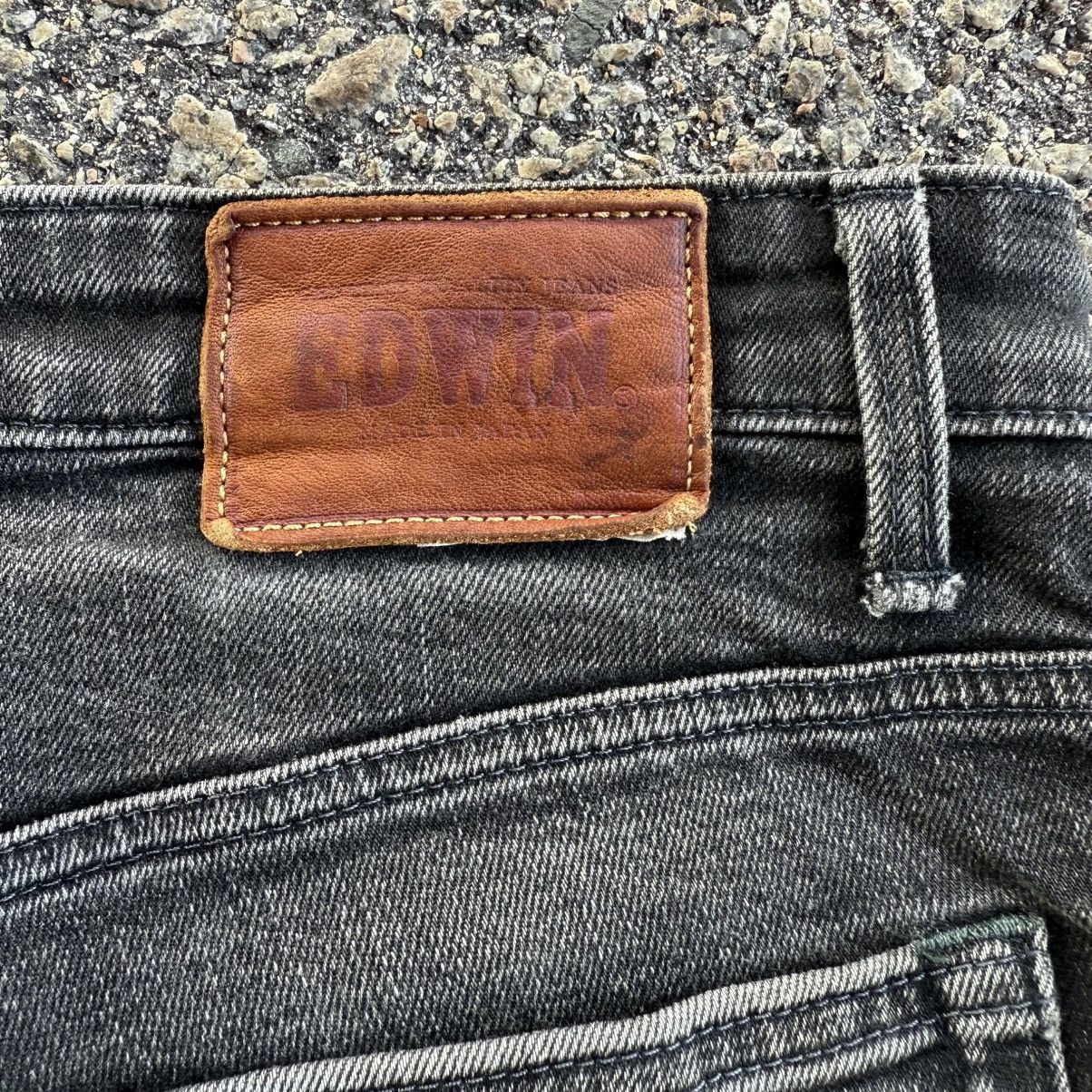 Edwin VINTAGE EDWIN BLACK DENIM FADED JEAN DENIM PANTS Size US 33 - 13 Thumbnail