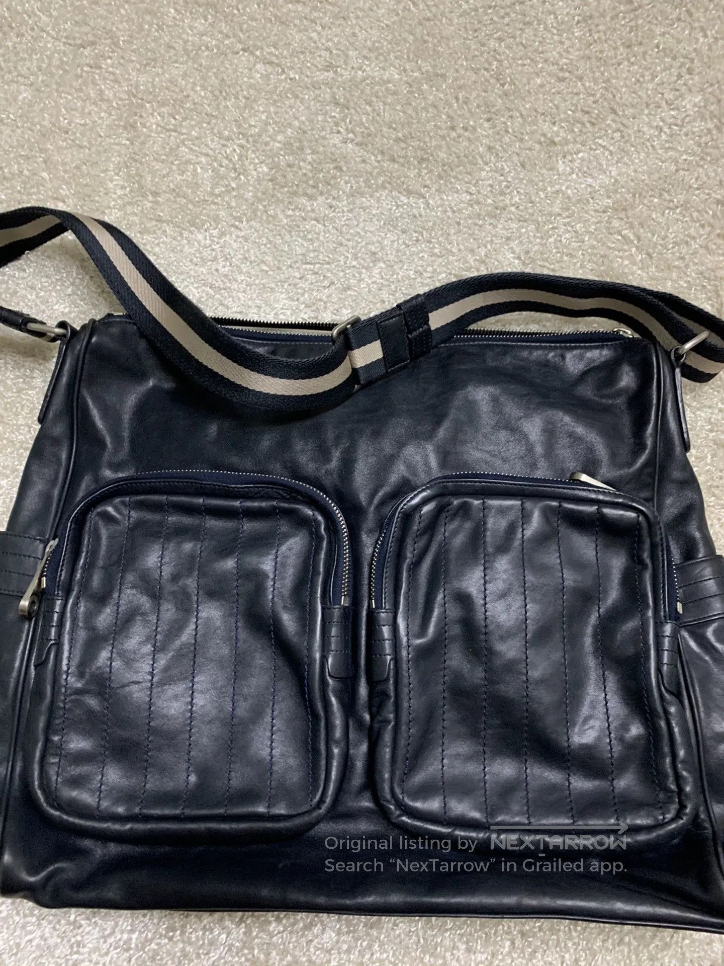 Bally Bally Men's Full Leather Large Reporter Bag. Size ONE SIZE - 8 Thumbnail