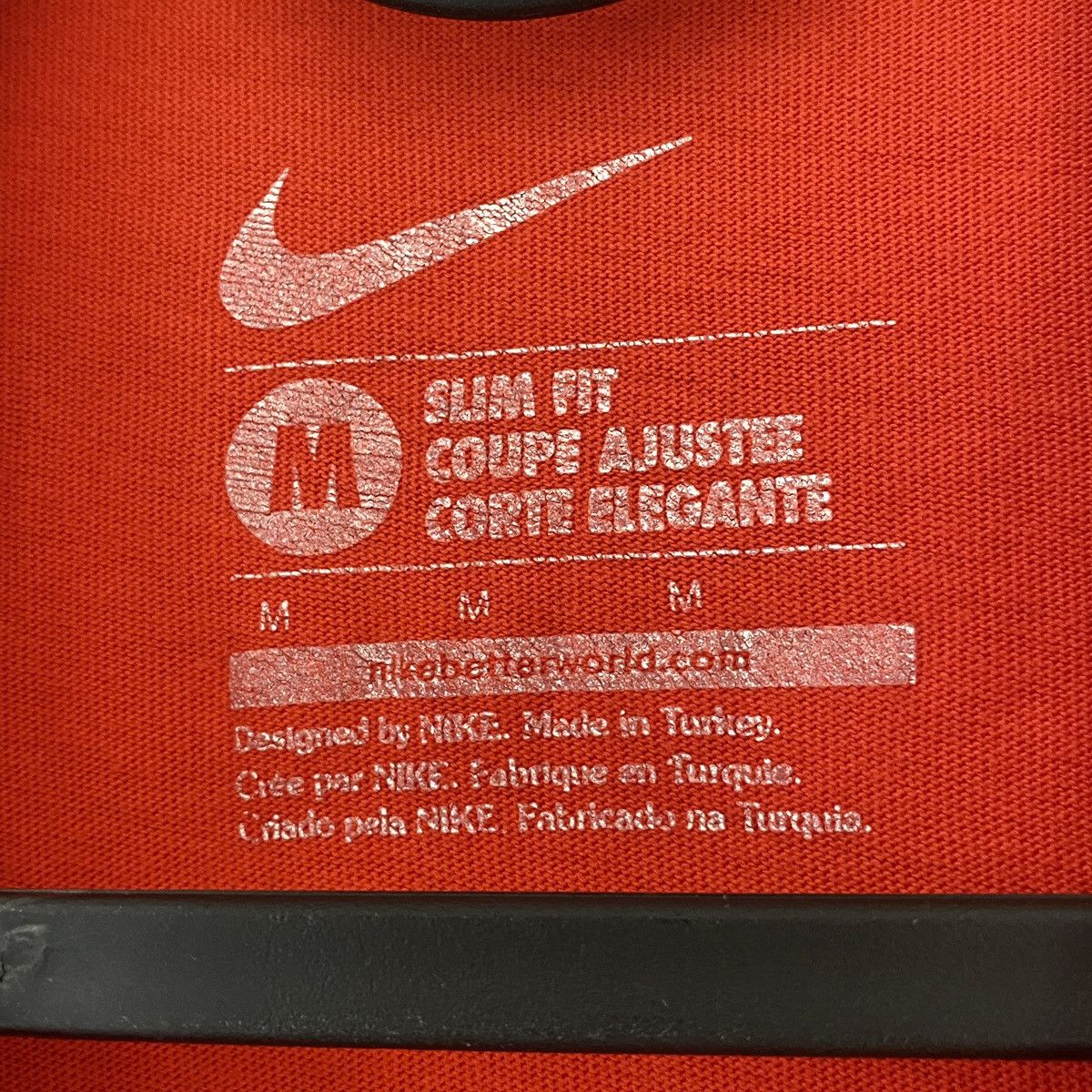 Nike PSG Paris Men Nike Big Logo Red Soccer Tee Jersey Shirt Top Size US M / EU 48-50 / 2 - 4 Thumbnail
