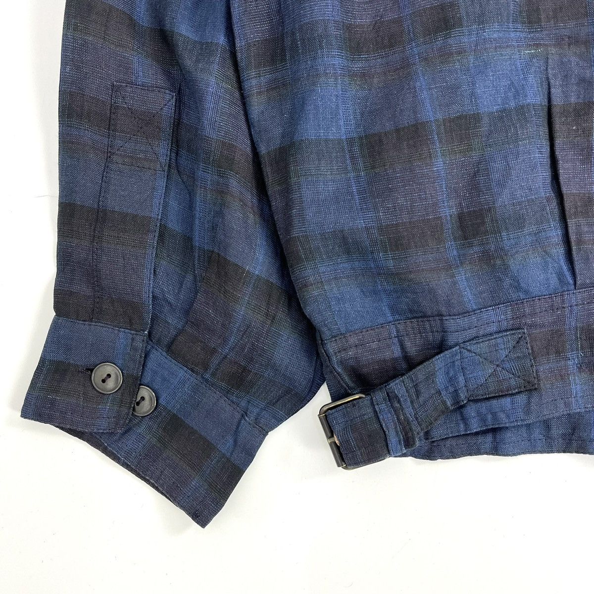 Givenchy 90s Vintage Givenchy Plaid Work Jacket Italian Designer Size US L / EU 52-54 / 3 - 14 Thumbnail