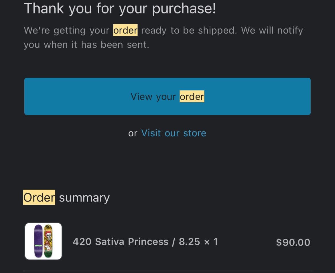 StrangeLove Skateboards Strangelove “Sativa Princess” Skateboard Deck - NEW! Size ONE SIZE - 7 Thumbnail