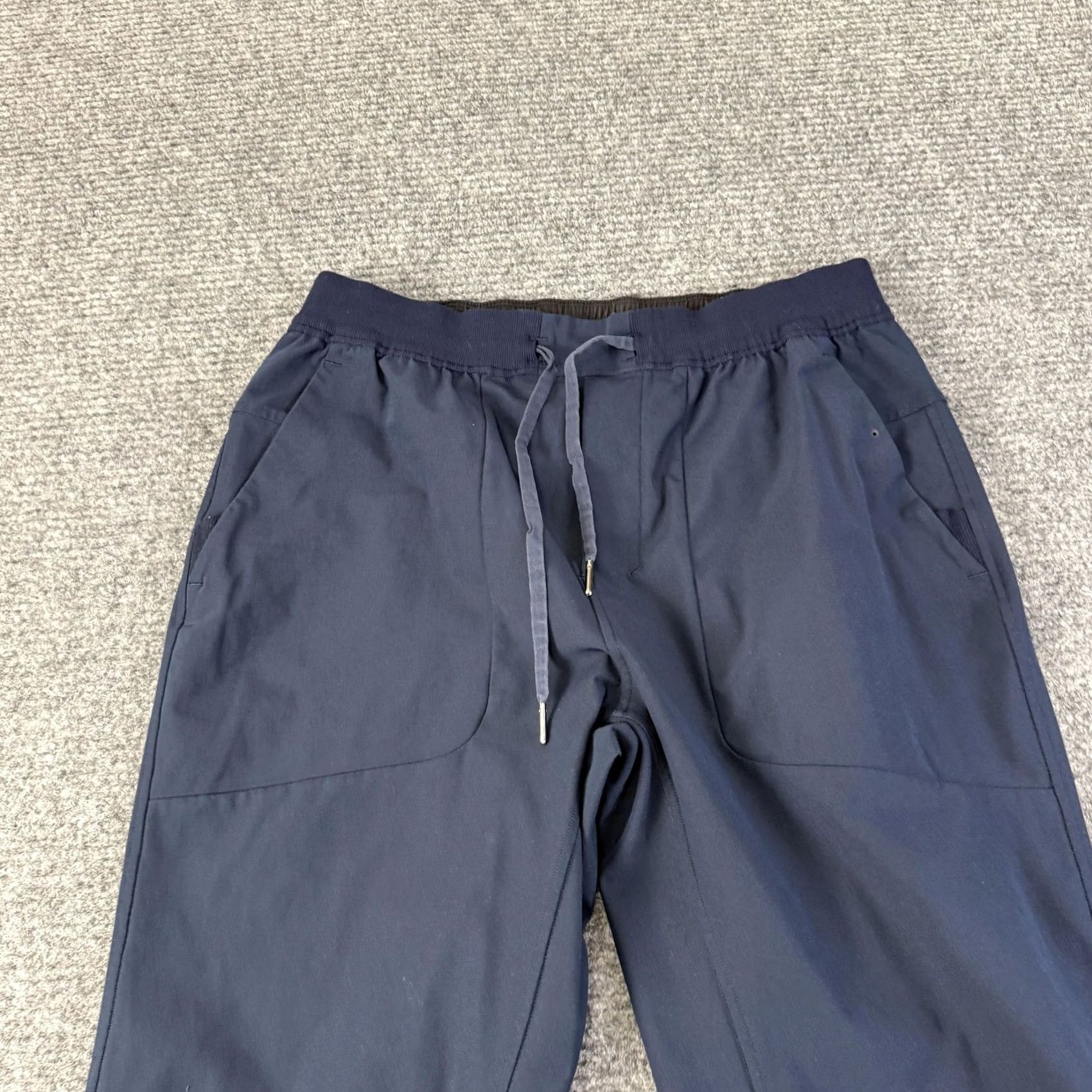 Lululemon Lululemon Mens Large Blue Woven Jogger Pants Zip Pocket Drawstring Athletic Size US 33 - 3 Thumbnail