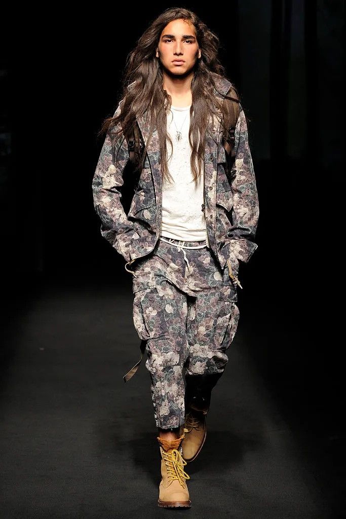 Maison MIHARA YASUHIRO Miharayasuhiro S/S 2011 Floral Camo Cargo Military Pants Size US 30 / EU 46 - 10 Thumbnail