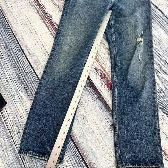 Gap GAP Cheeky Straight High Rise Classic Blue Jeans Women’s 27 Size 27" / US 4 / IT 40 - 9 Thumbnail