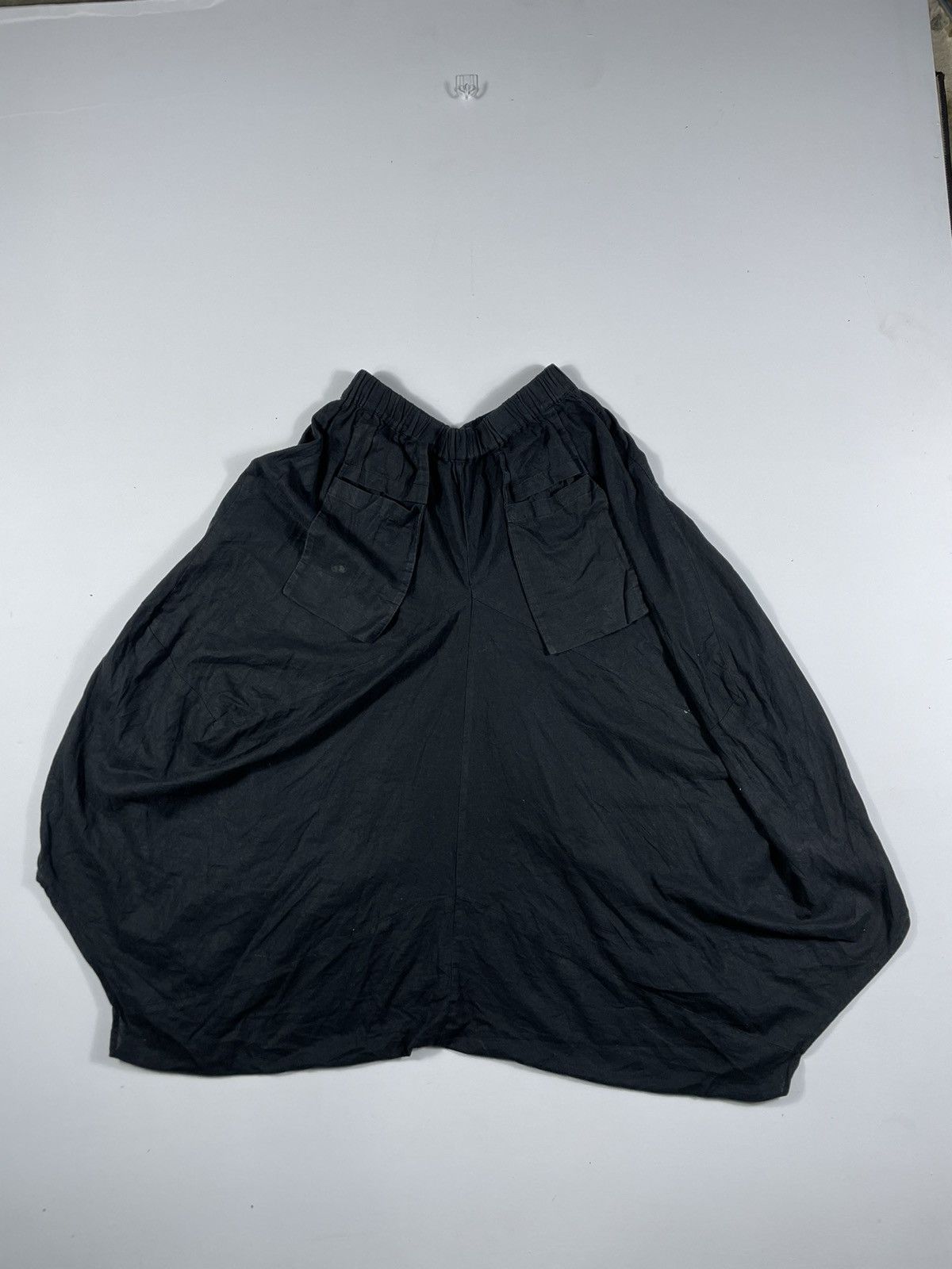 Vintage Linen Pants With Side Slits Yohji Style size 26-30