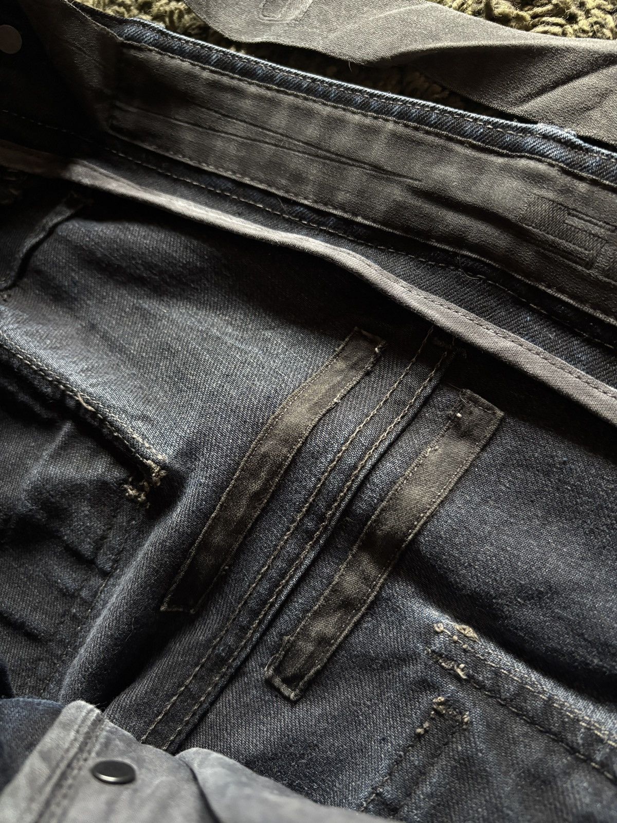 Rick Owens Drkshdw AW07 Rick Owens Drkshdw Air Cut Double Layers Size US 34 / EU 50 - 8 Thumbnail