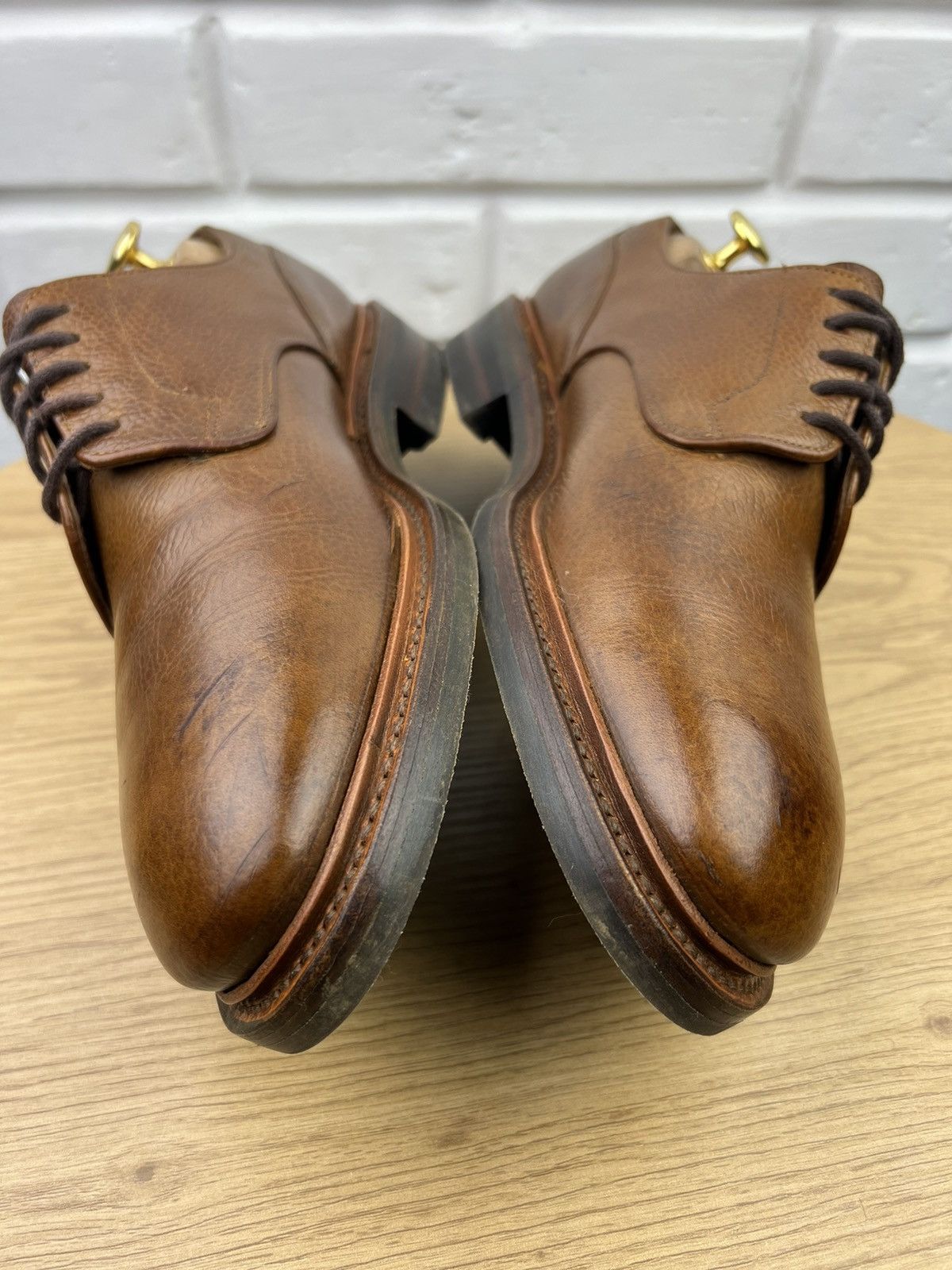 Loake LOAKE Derby Leather Shoes Lace Up Handmade in England Men’s Size US 9.5 / EU 42-43 - 7 Thumbnail