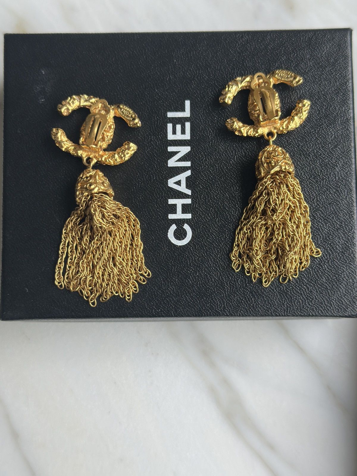 Chanel × Vintage 1990s vintage runway Chanel clip earrings Size ONE SIZE - 3 Thumbnail
