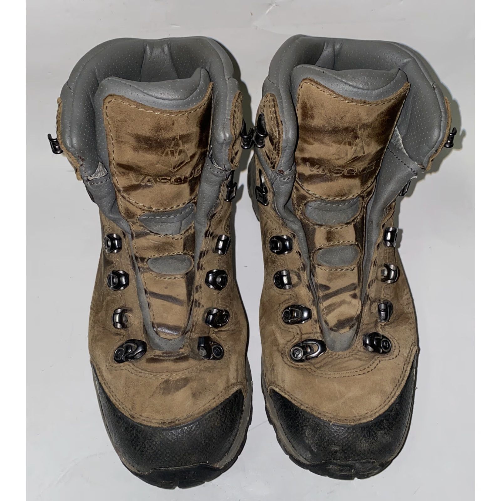 Vasque Vasque Womens Brown Leather Suede Hiking Boots Size 7M NO LACES Gore-Tex Size US 7 / IT 37 - 3 Thumbnail