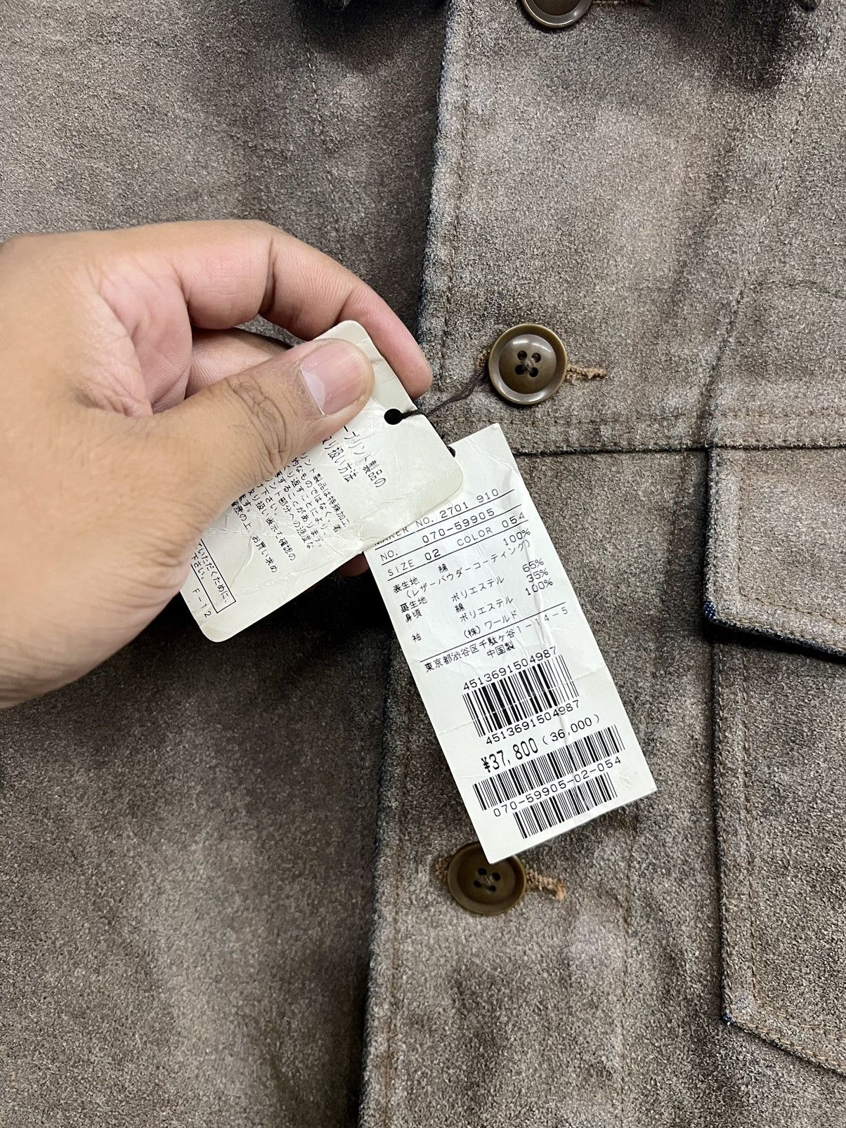 Japanese Brand Japanese Brand Takeo Kikuchi Leather Workwear Jacket Size US M / EU 48-50 / 2 - 9 Thumbnail