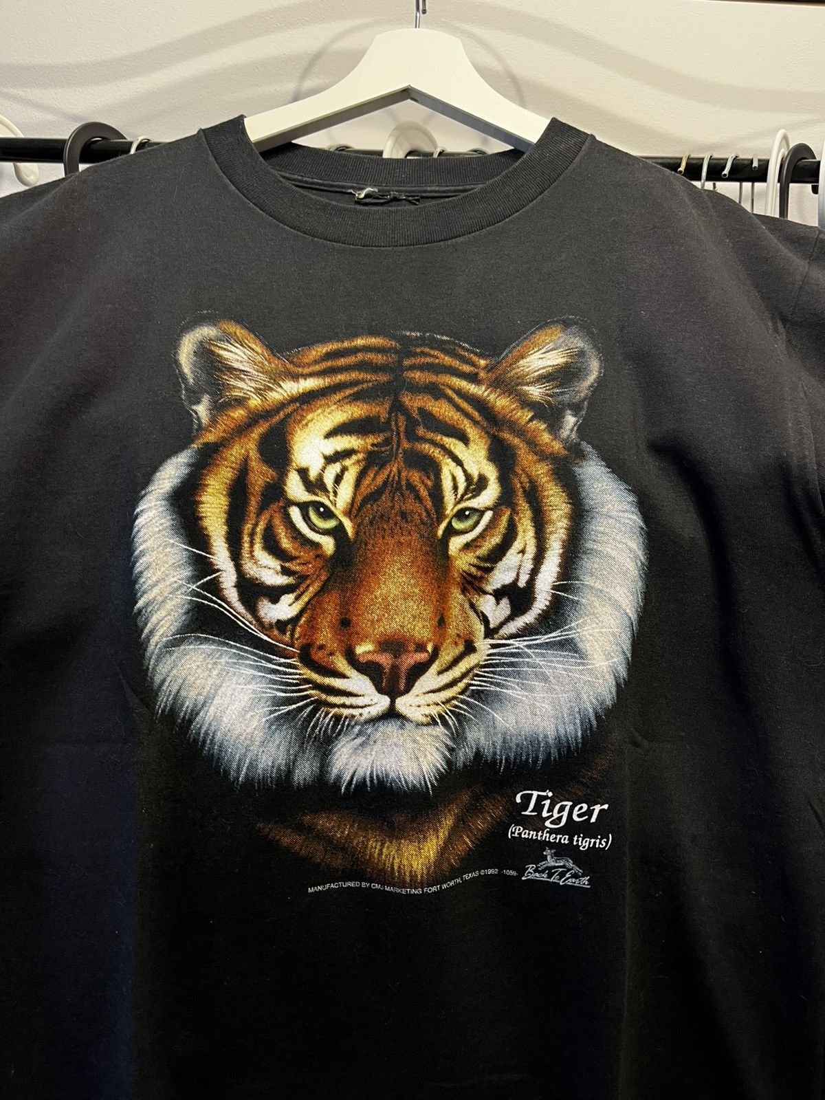 Harley Davidson × Vintage Vinrage tee 1992 3d emblem Tiger t-shirt 90s rare retro Size US L / EU 52-54 / 3 - 3 Thumbnail