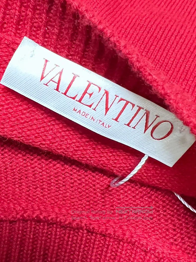 Valentino Valentino Crew neck Embroidered sequin bow long-sleeved ca Size M / US 6-8 / IT 42-44 - 5 Thumbnail